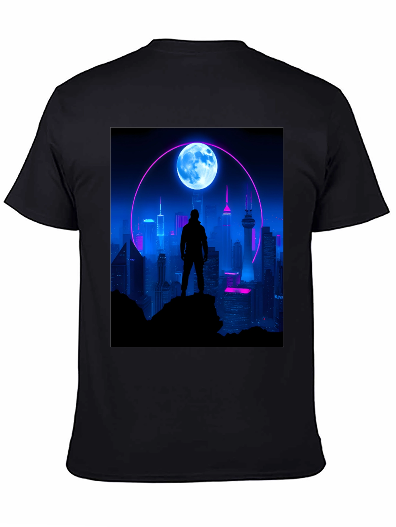 Cyberpunk Cityscape T-Shirt