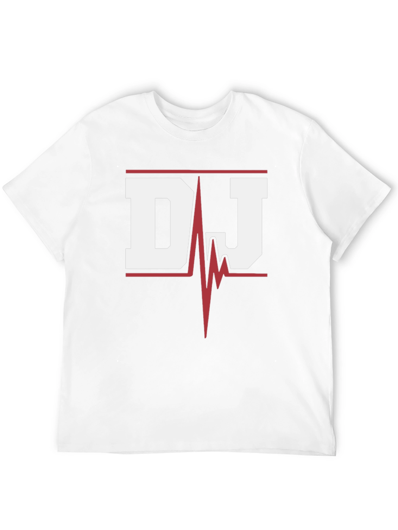 DJ Heartbeat Graphic Tee - Black