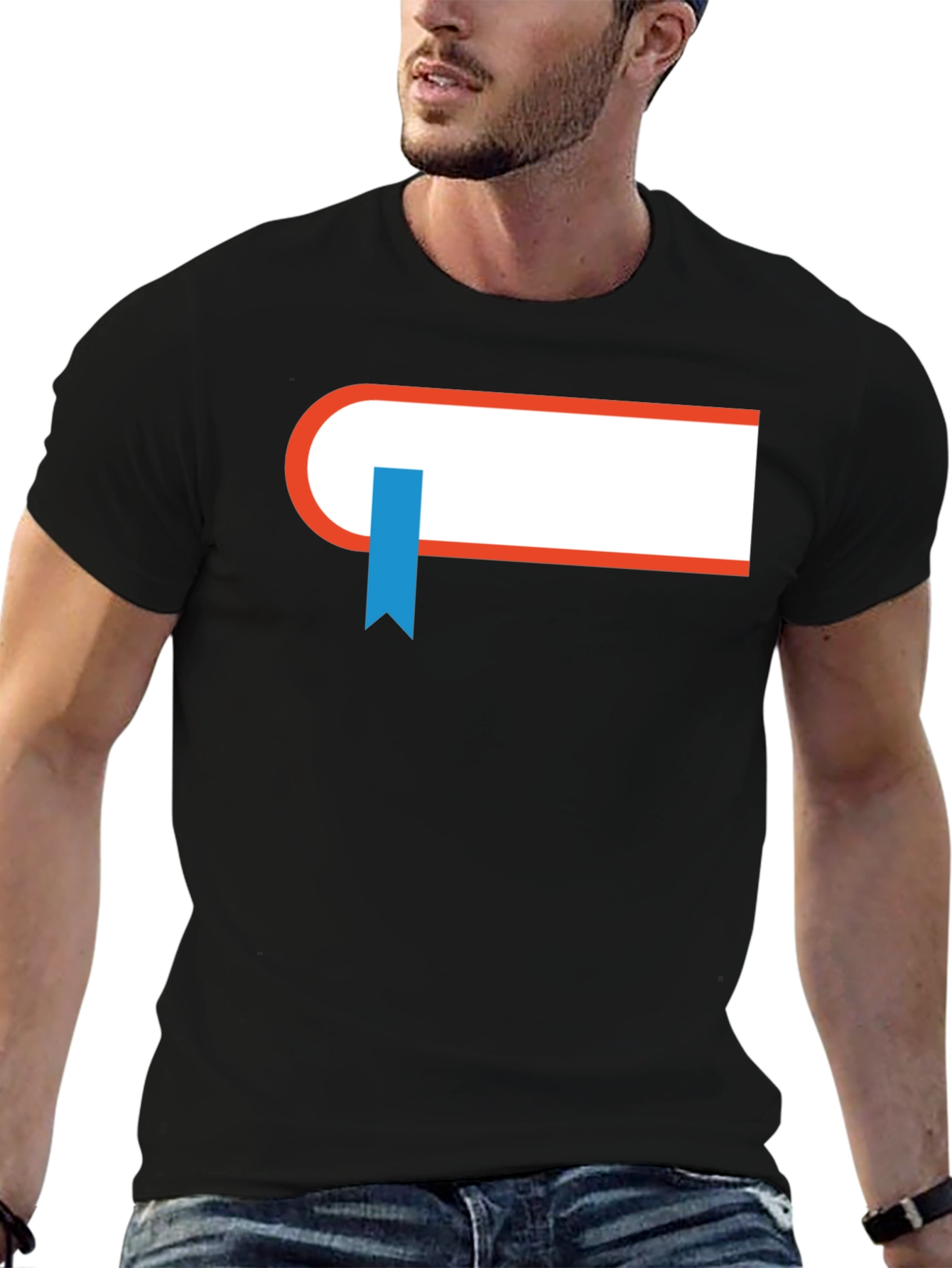 Bookworm Tee - Book & Bookmark Graphic T-Shirt