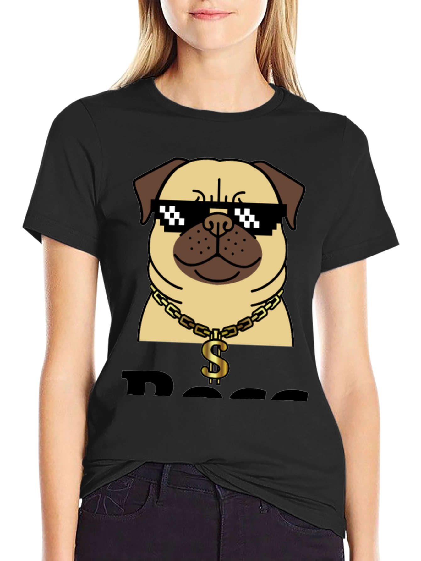Pug Boss T-Shirt - Funny Dog Graphic Tee