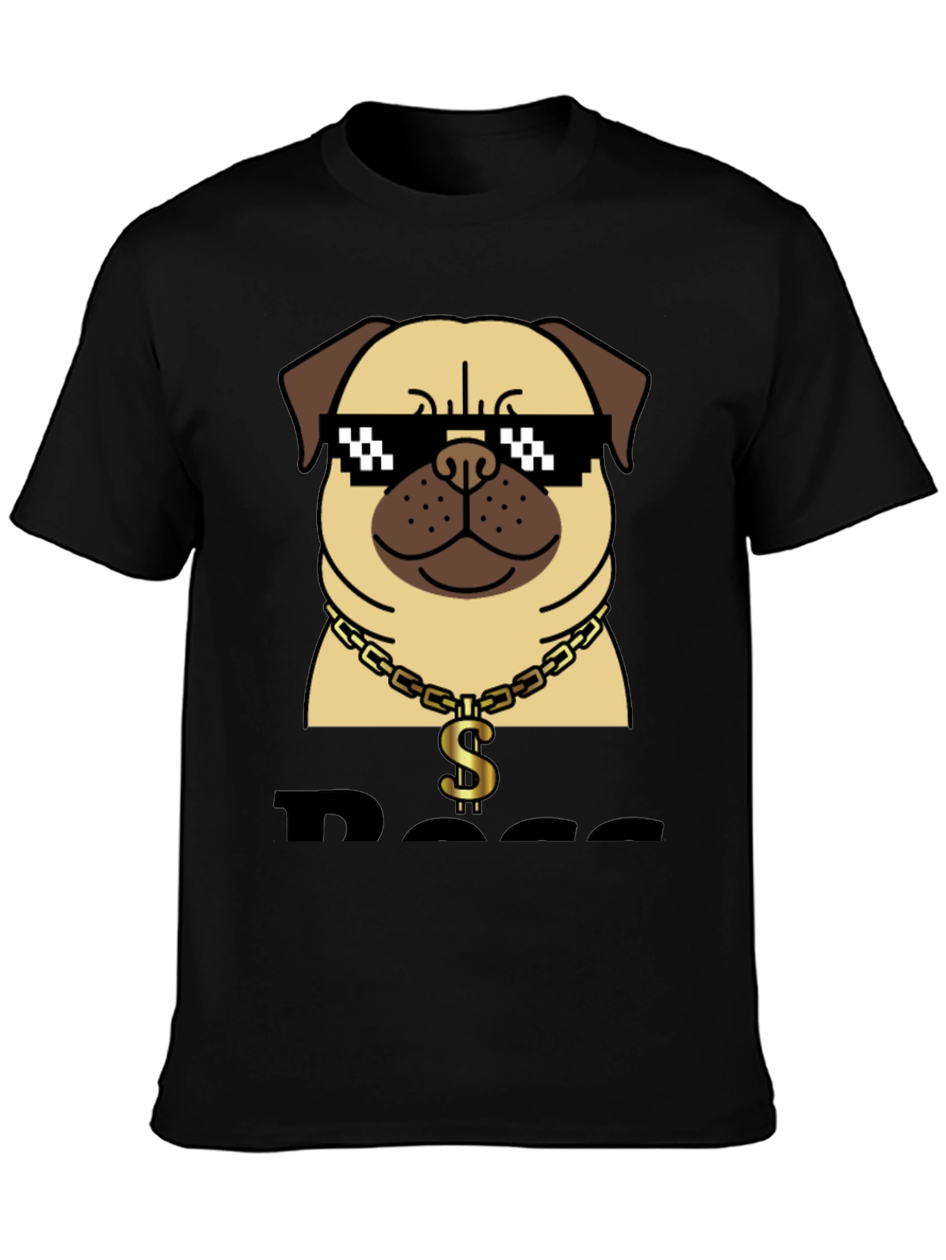 Pug Boss T-Shirt - Funny Dog Graphic Tee