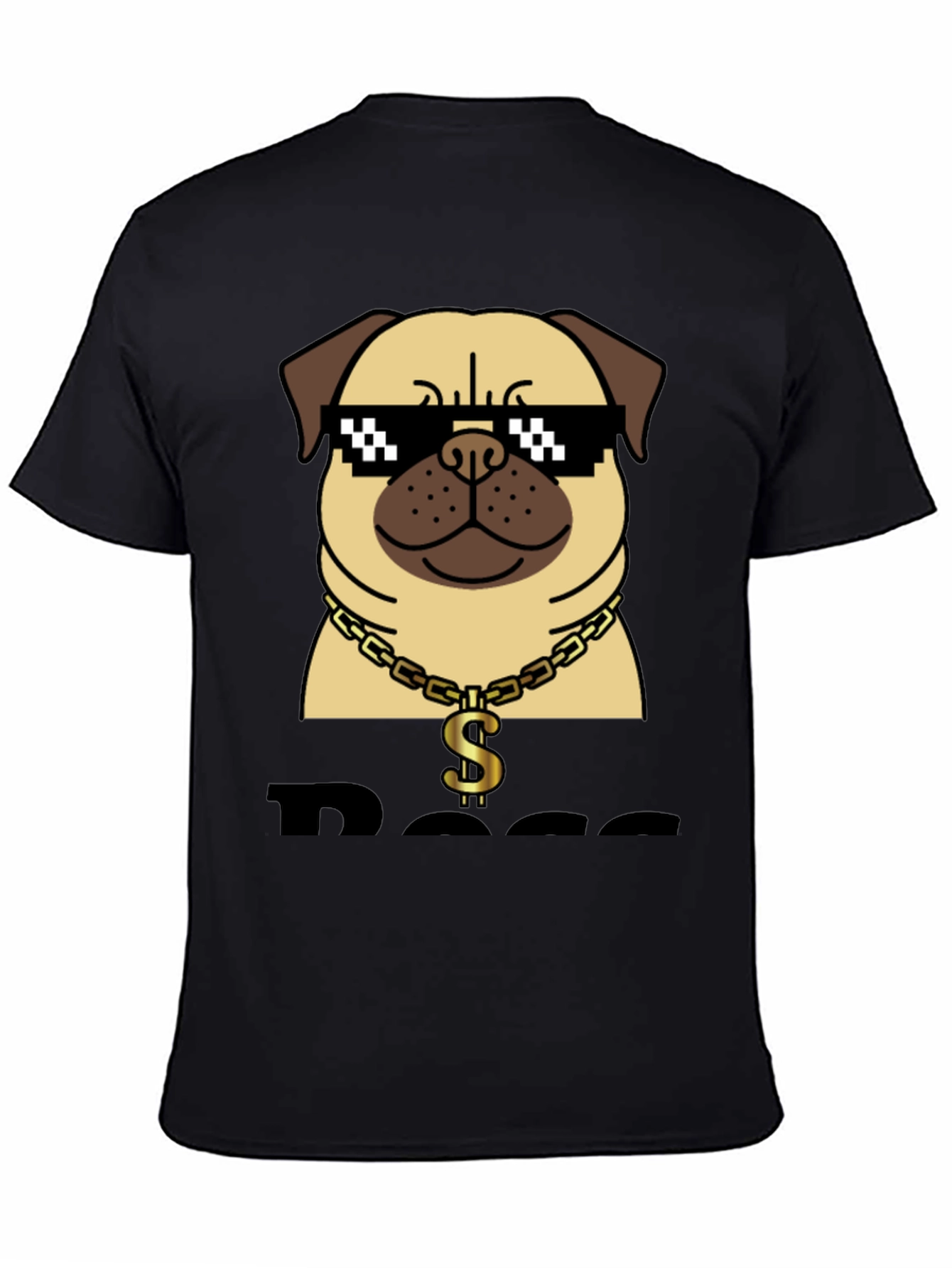 Pug Boss T-Shirt - Funny Dog Graphic Tee