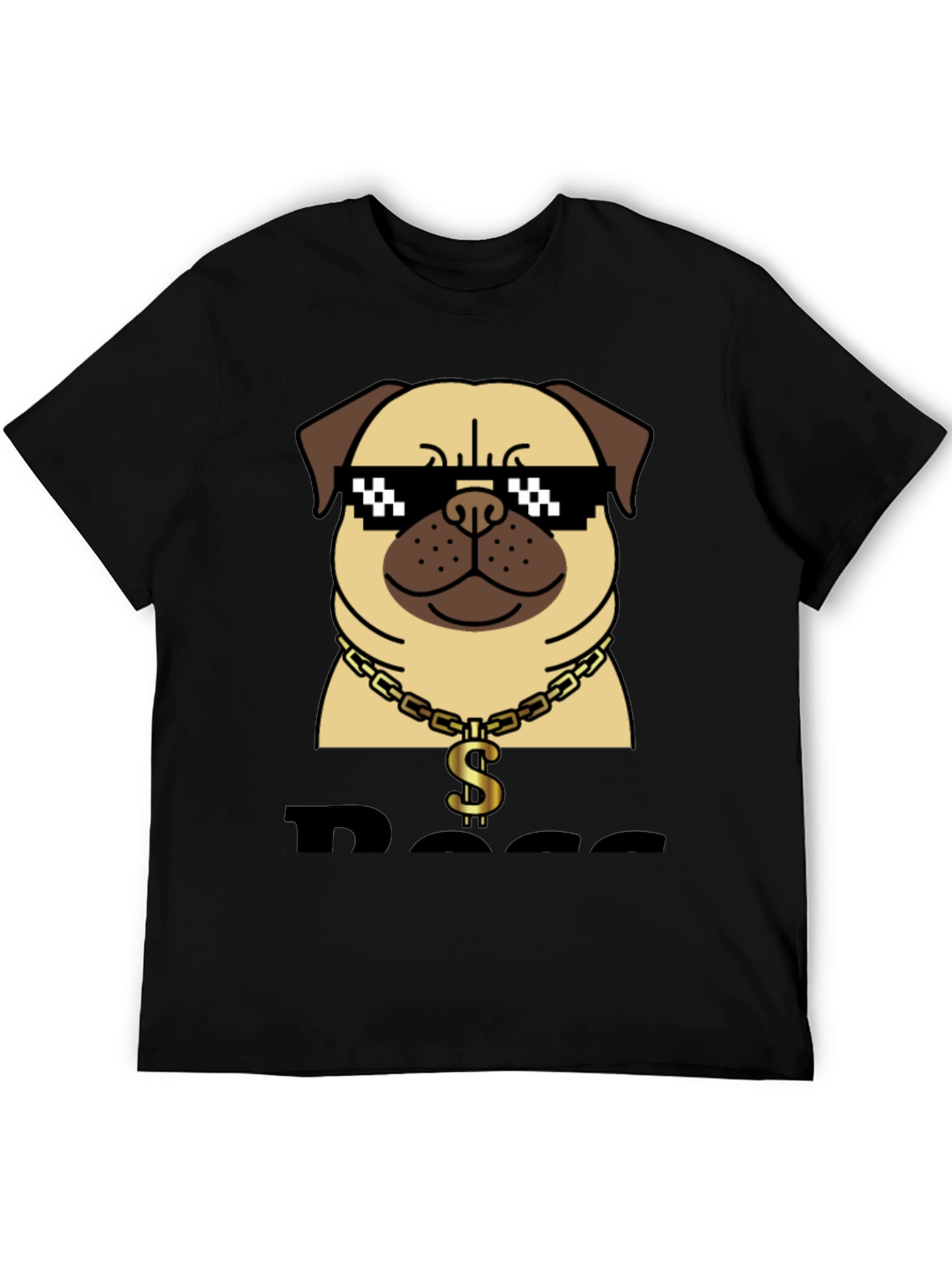 Pug Boss T-Shirt - Funny Dog Graphic Tee