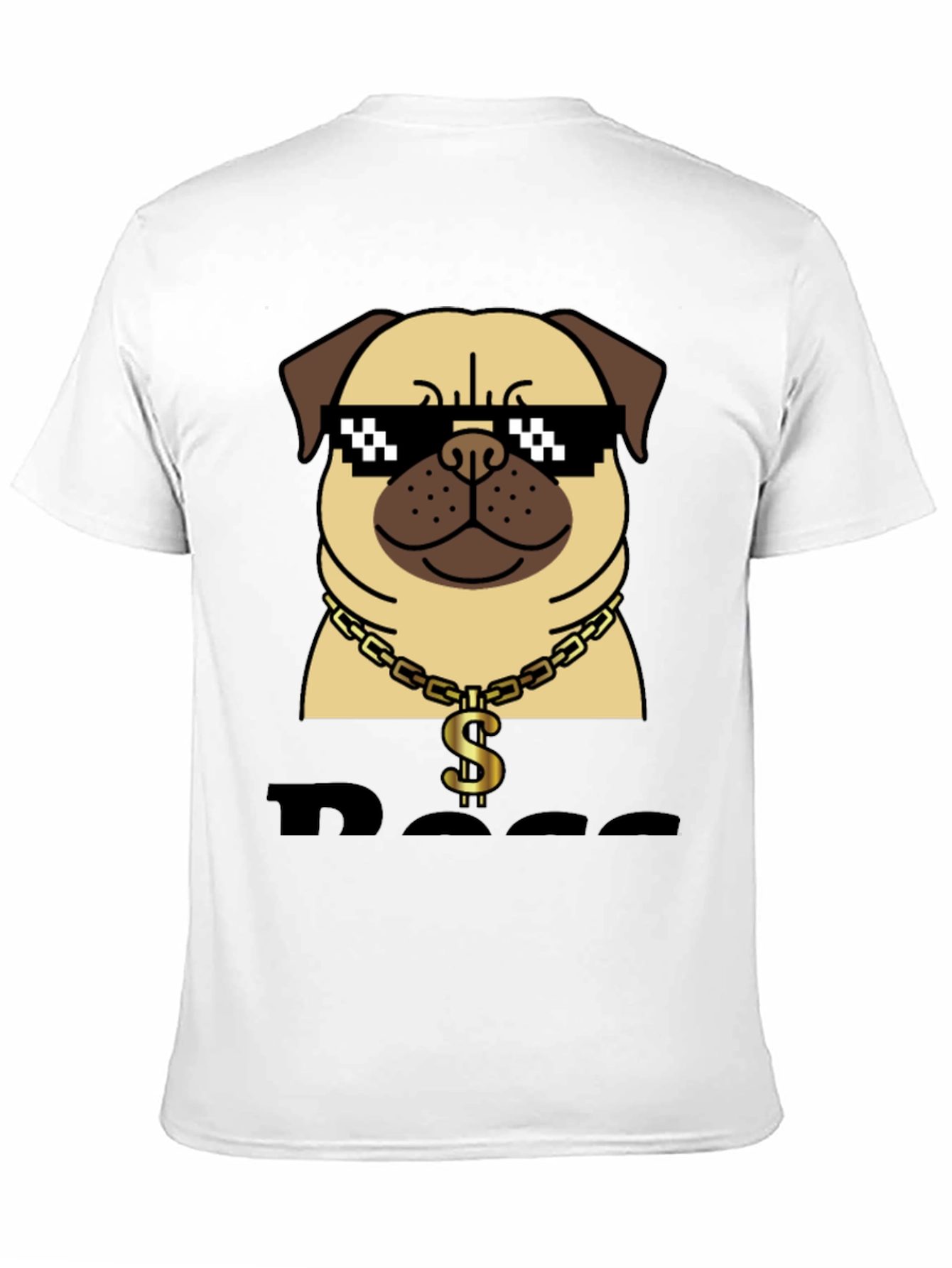 Pug Boss T-Shirt - Funny Dog Graphic Tee