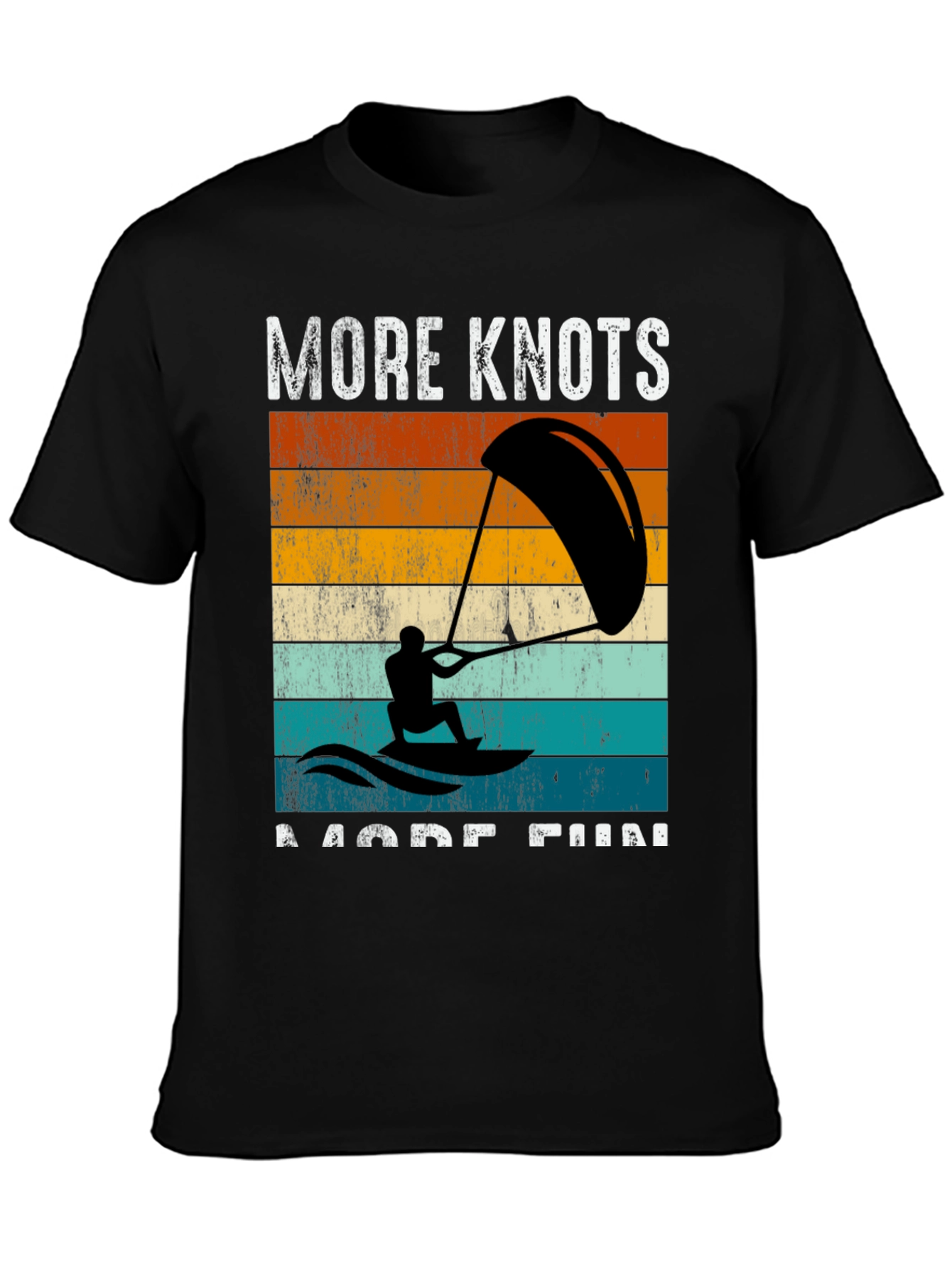 More Knots More Fun Kitesurfing T-Shirt