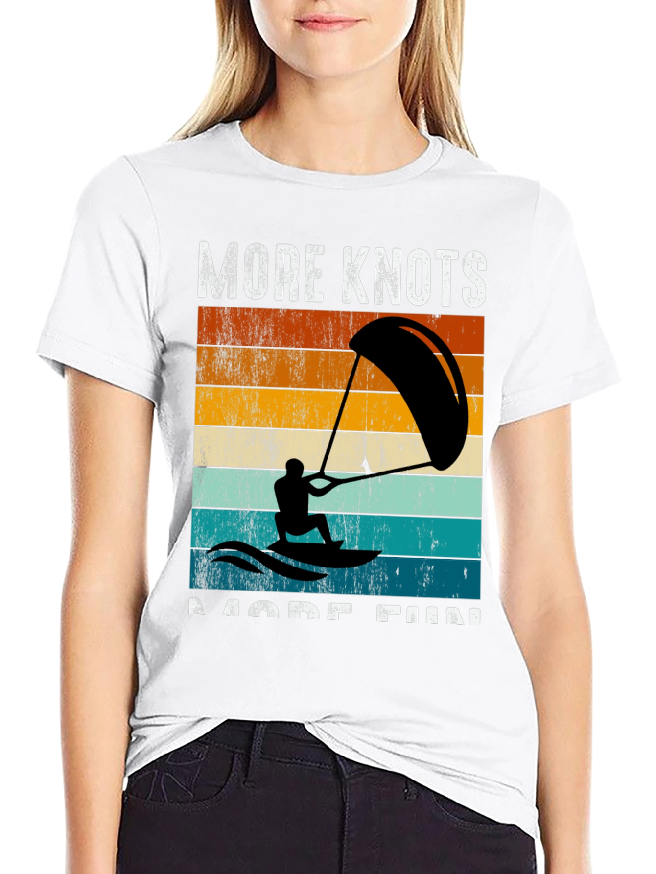 More Knots More Fun Kitesurfing T-Shirt