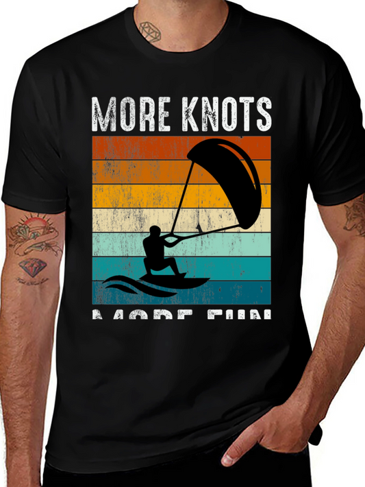 More Knots More Fun Kitesurfing T-Shirt
