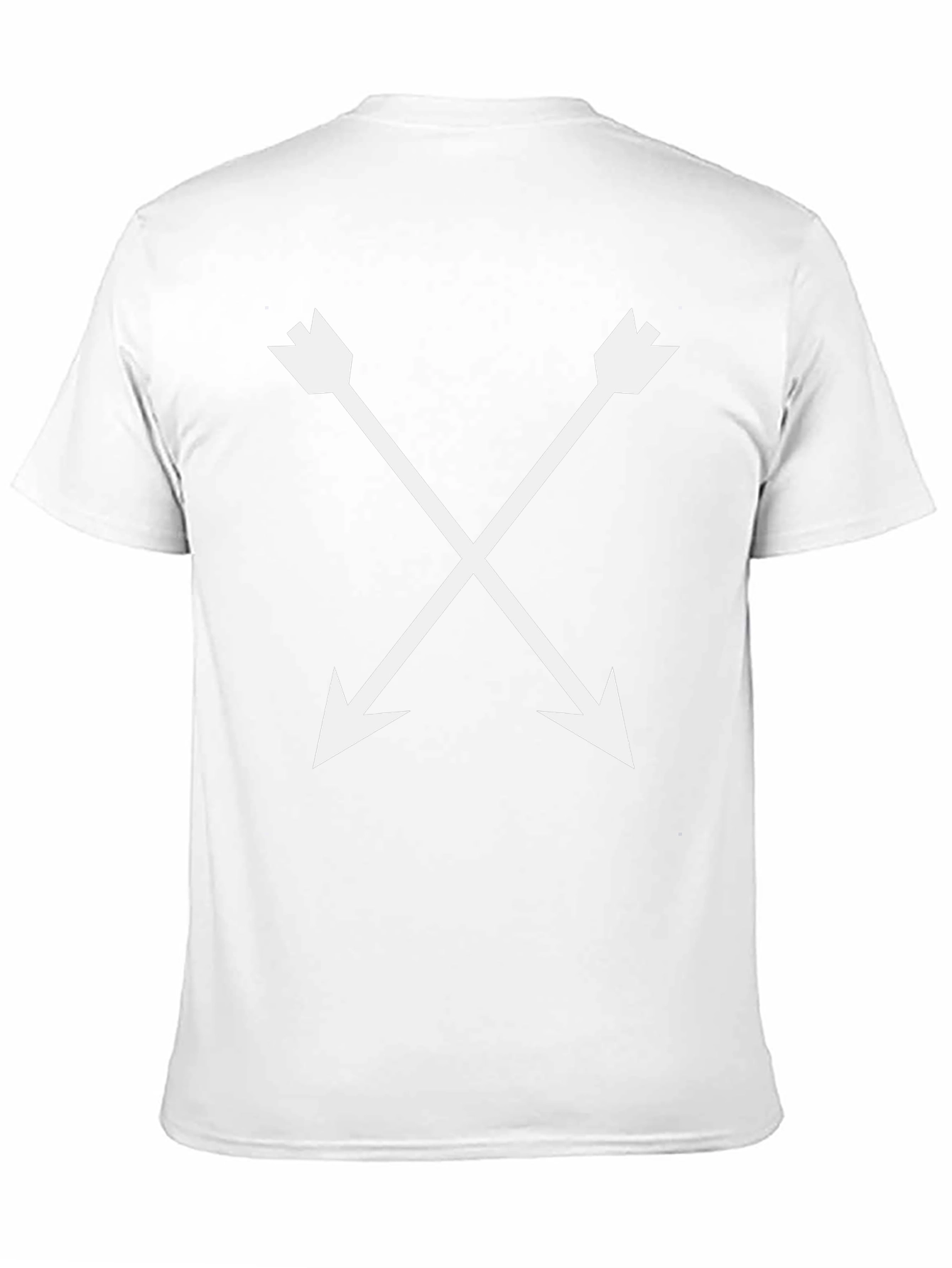 Arrow Cross Graphic Black T-Shirt
