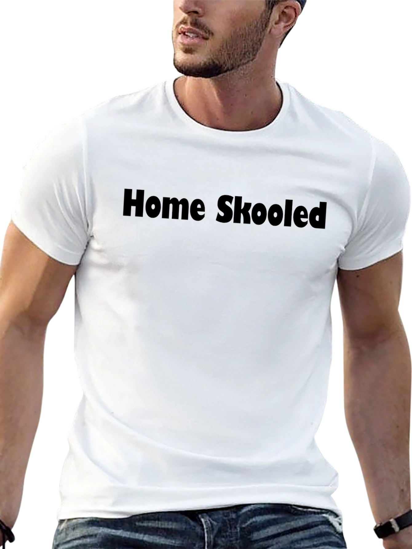 Home Skool Edgy Black T-Shirt