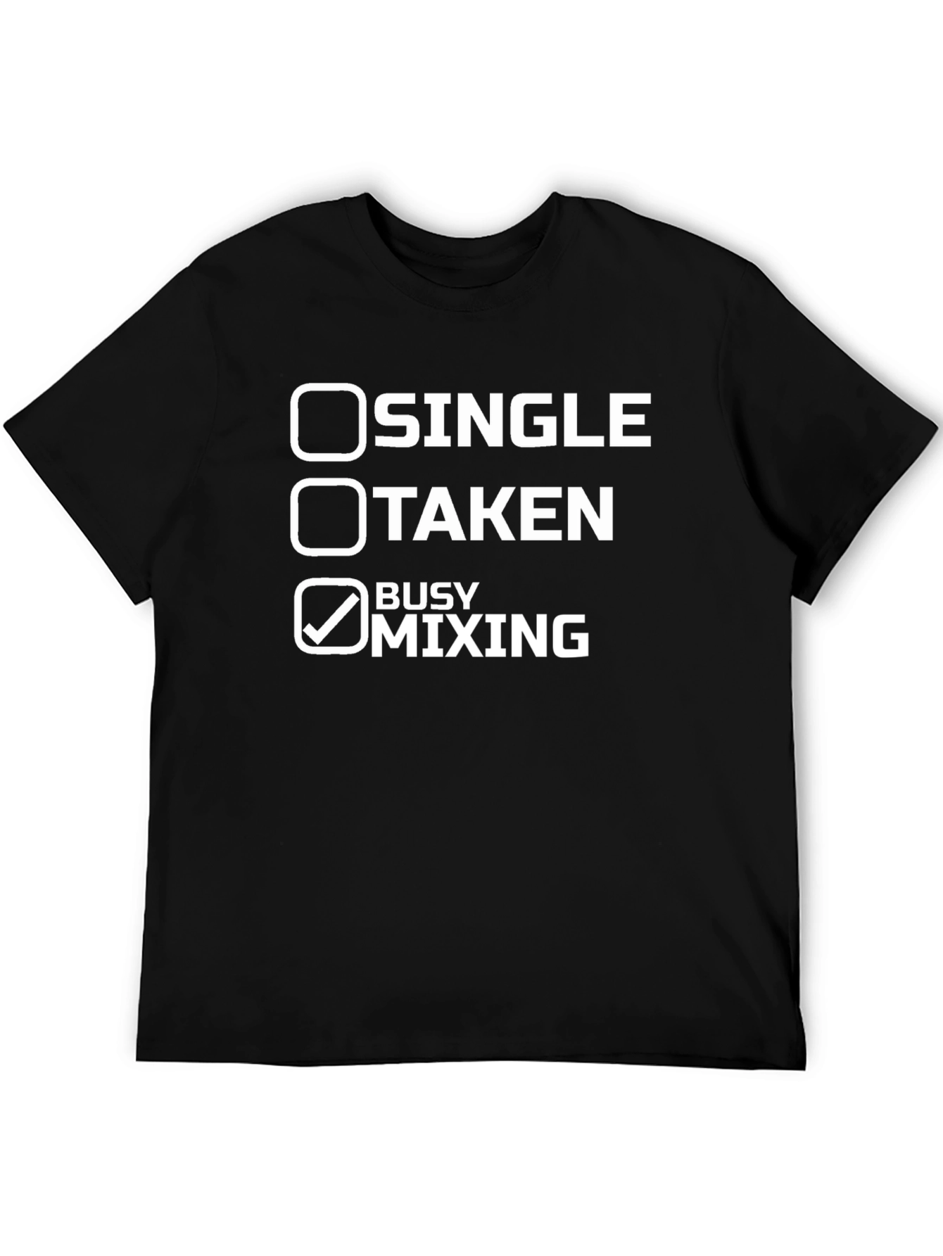 Busy Mixing Graphic T-Shirt - DJ Producer Tee