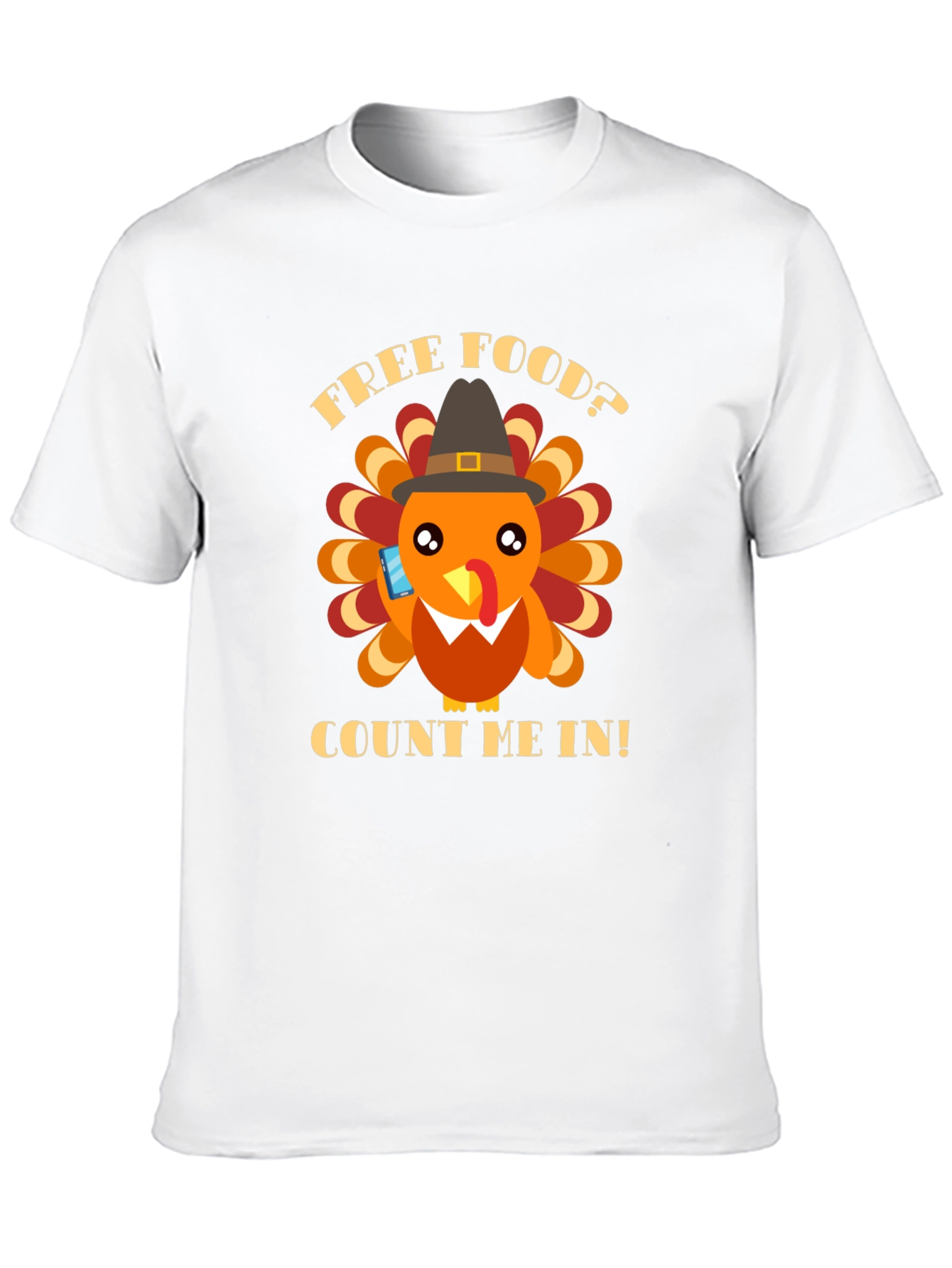 Thanksgiving Turkey T-Shirt - Free Food