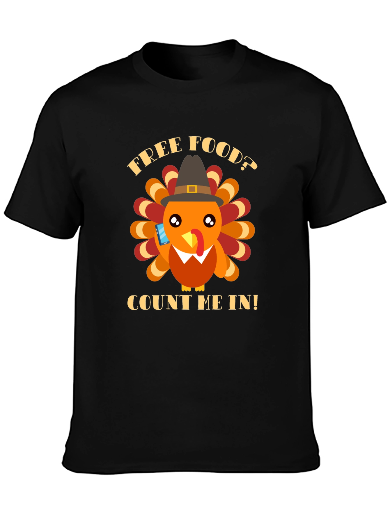 Thanksgiving Turkey T-Shirt - Free Food