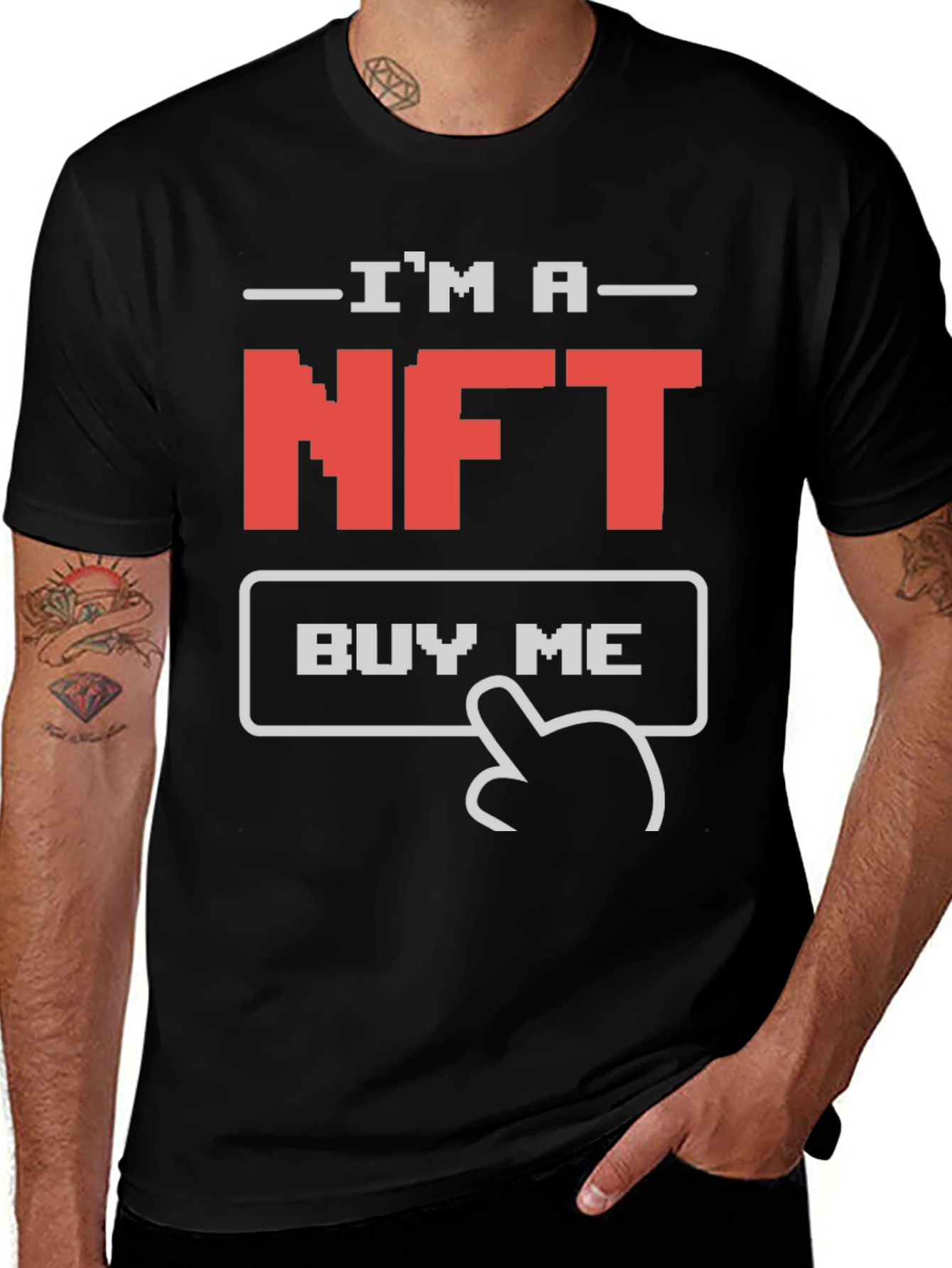 Im a NFT Buy Me Graphic Tee - Black