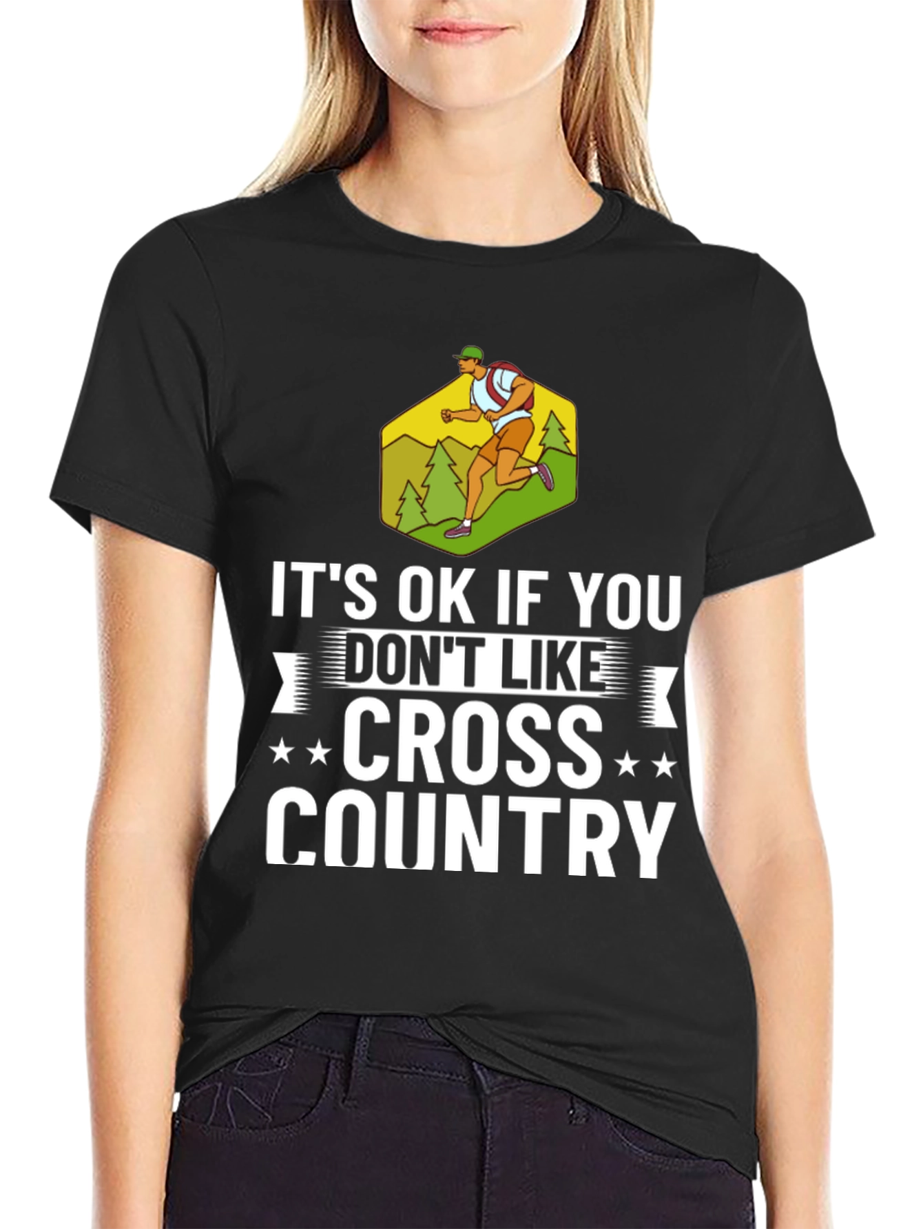 Cross Country Runner Graphic Tee - Unisex T-Shirt