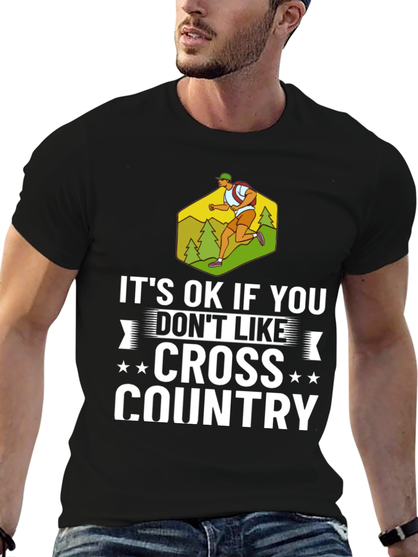 Cross Country Runner Graphic Tee - Unisex T-Shirt