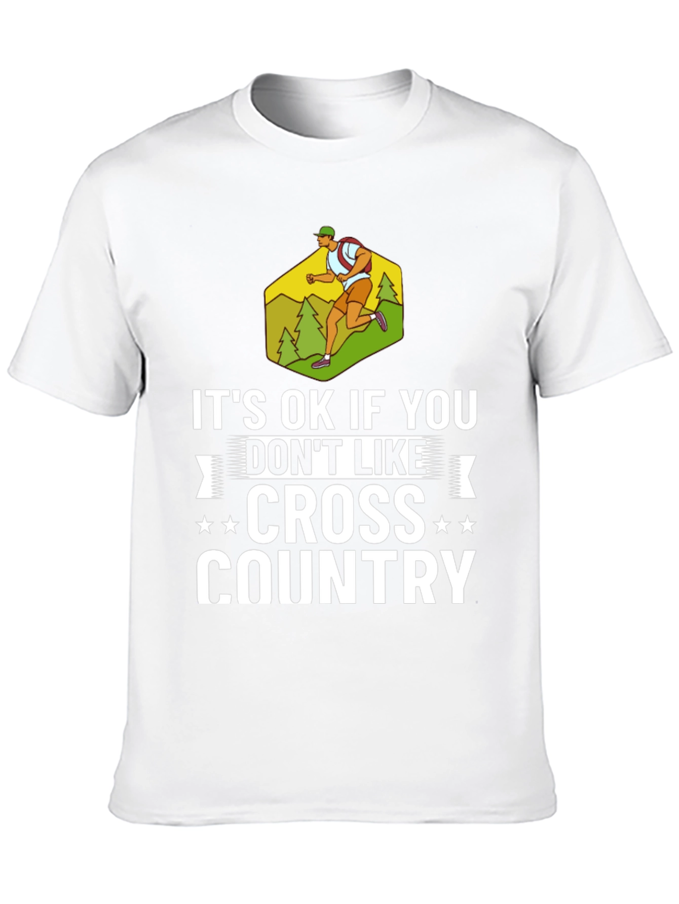 Cross Country Runner Graphic Tee - Unisex T-Shirt