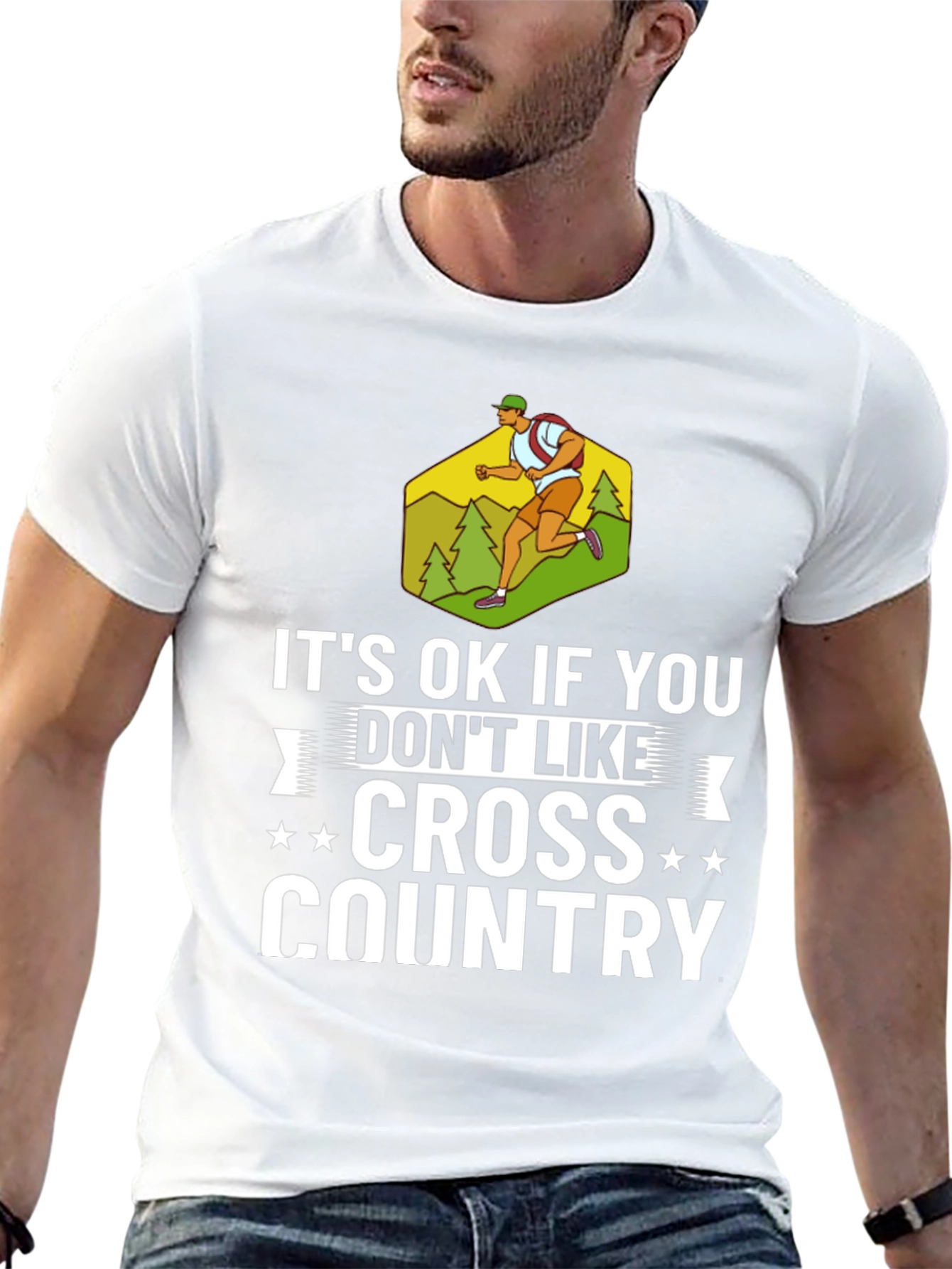 Cross Country Runner Graphic Tee - Unisex T-Shirt