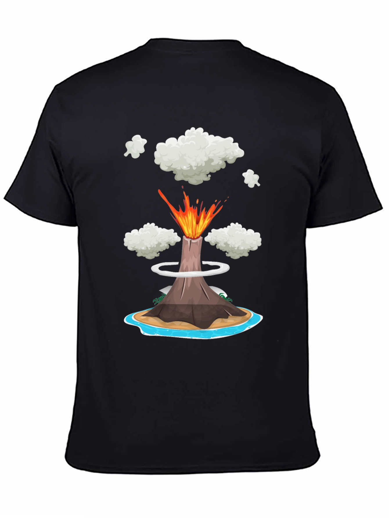 Volcano Island Graphic Tee - Erupting Style!