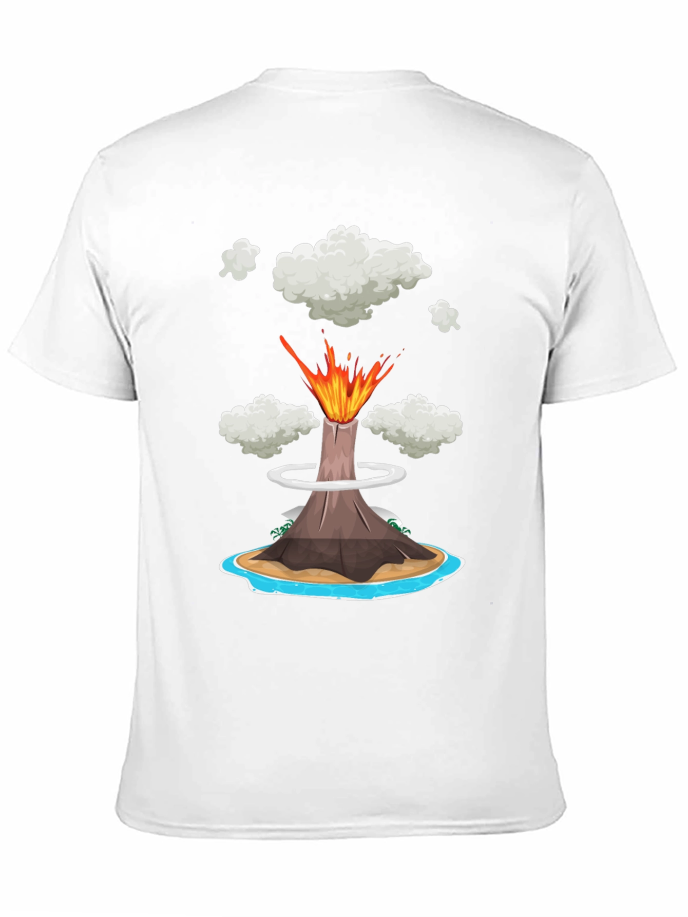 Volcano Island Graphic Tee - Erupting Style!
