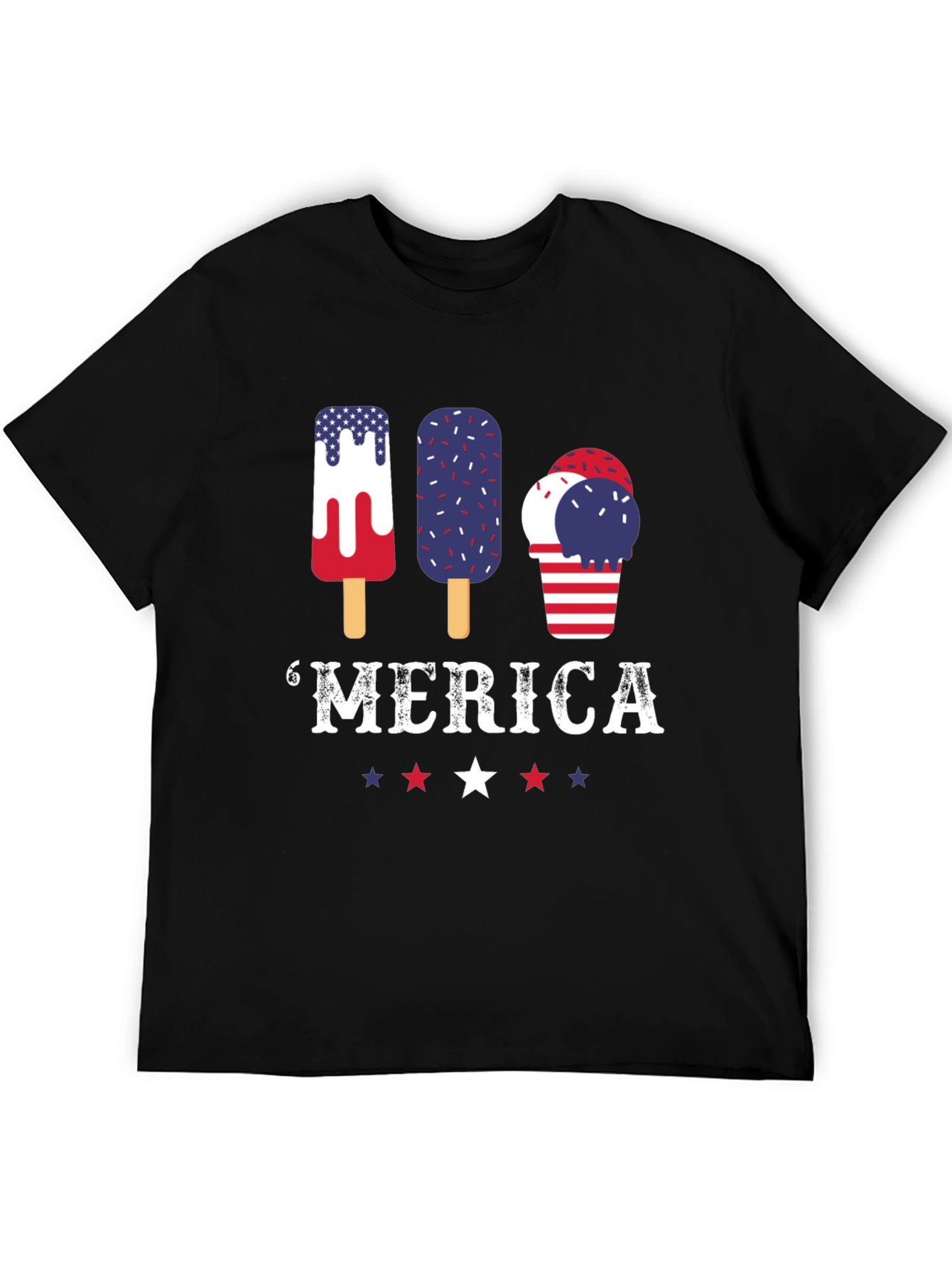Patriotic Popsicle T-Shirt - Merica Graphic Tee
