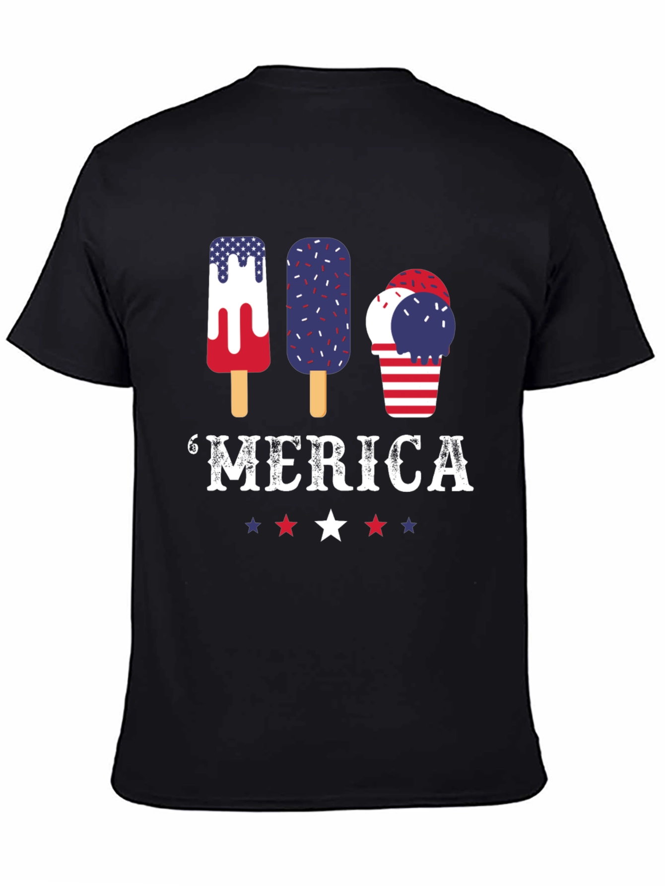 Patriotic Popsicle T-Shirt - Merica Graphic Tee