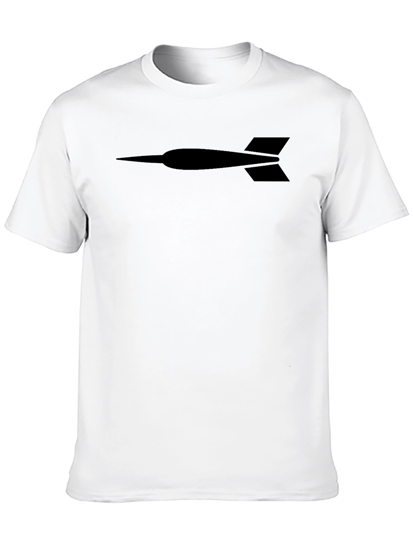 Minimalist Dart T-Shirt - Casual Black Tee
