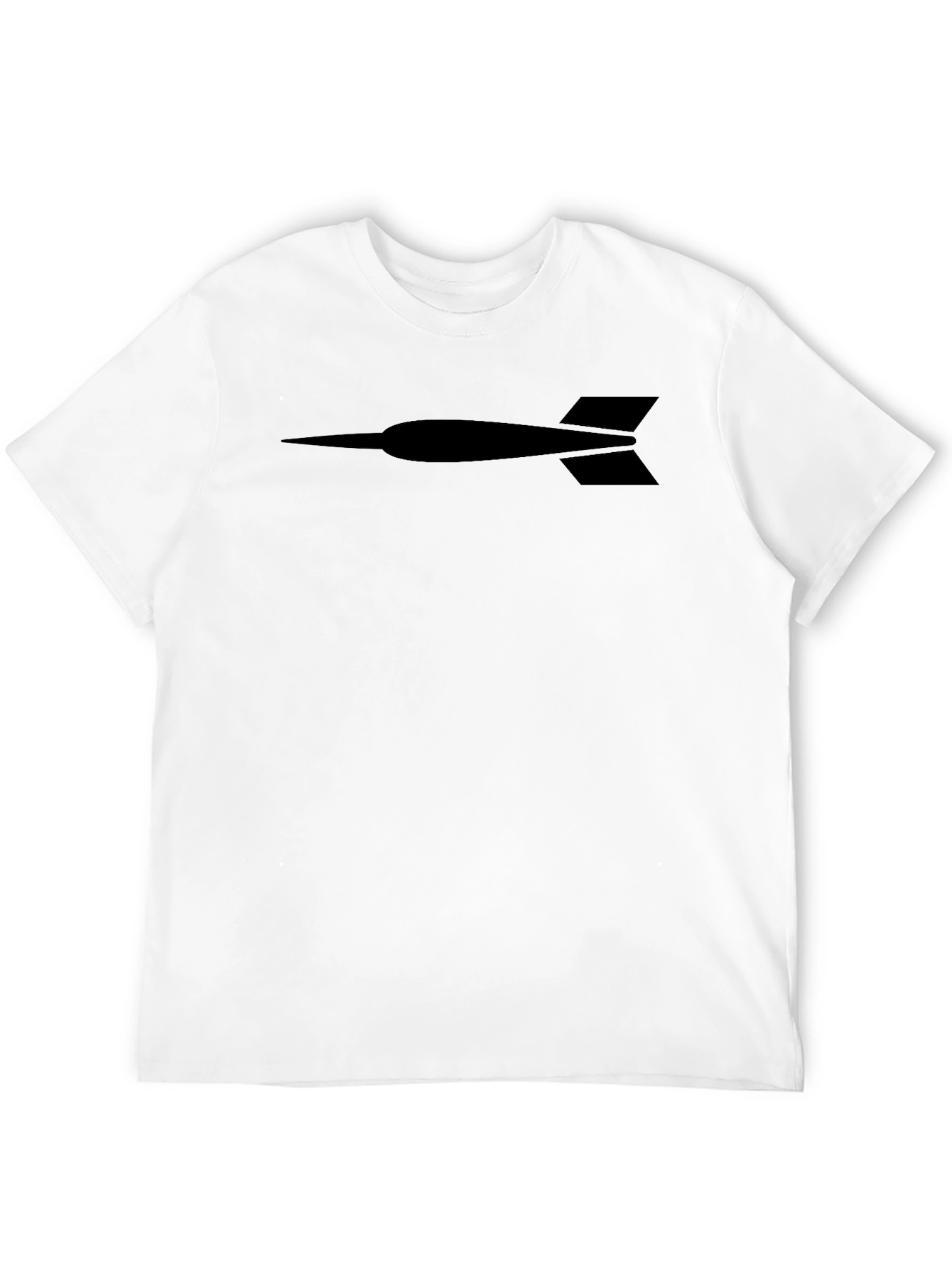 Minimalist Dart T-Shirt - Casual Black Tee