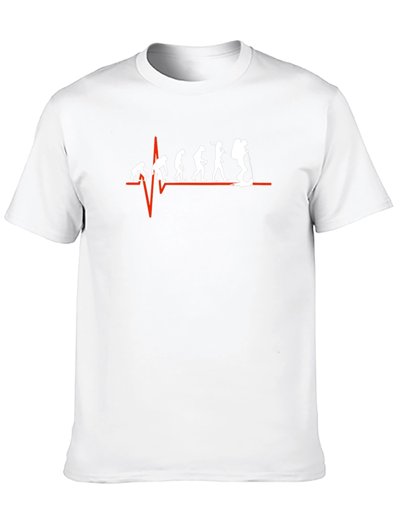 Evolution of a Hiker T-Shirt - Black Cotton Tee
