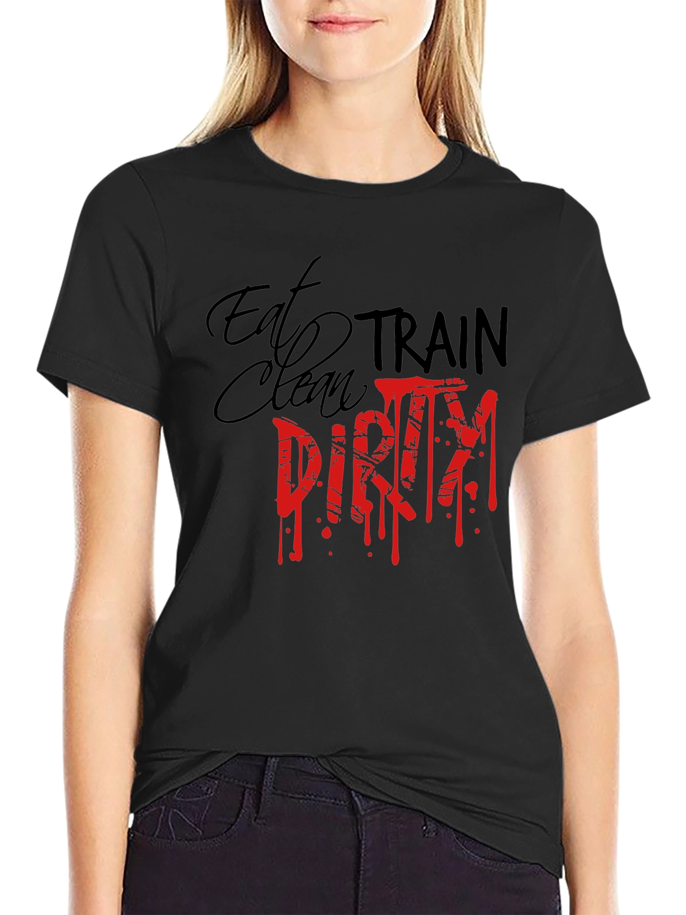 Eat Clean Train Dirty Graphic Tee