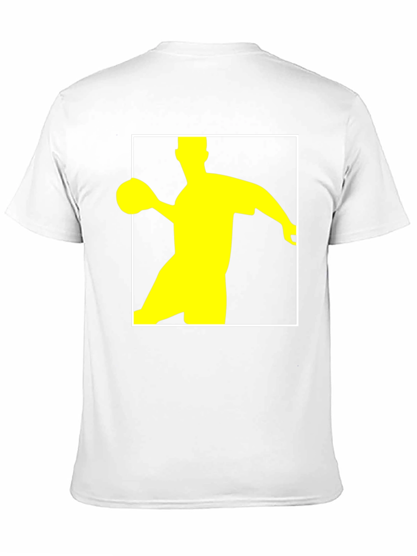 Handball Player Graphic T-Shirt - Black