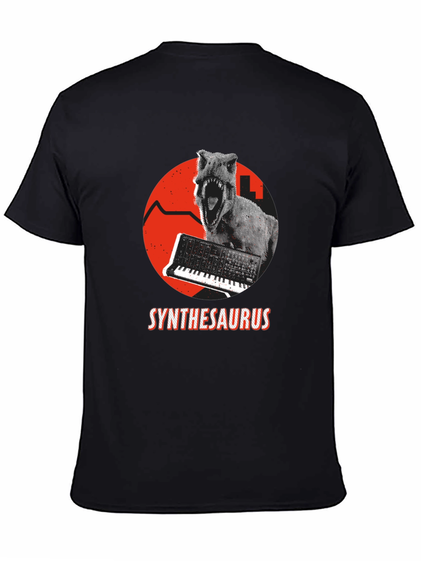 Synthesaurus T-Shirt: Dino Synth Music Tee