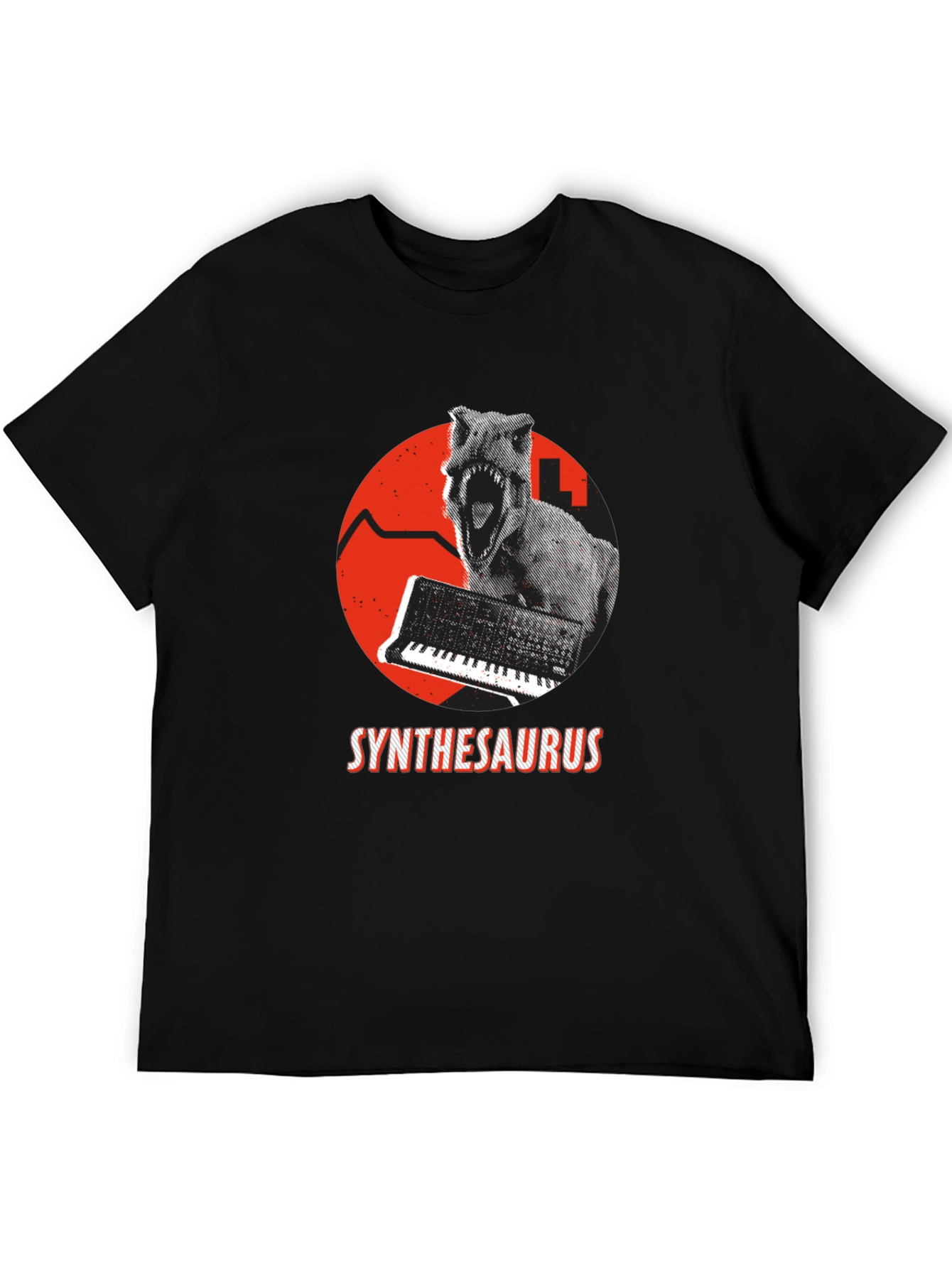 Synthesaurus T-Shirt: Dino Synth Music Tee