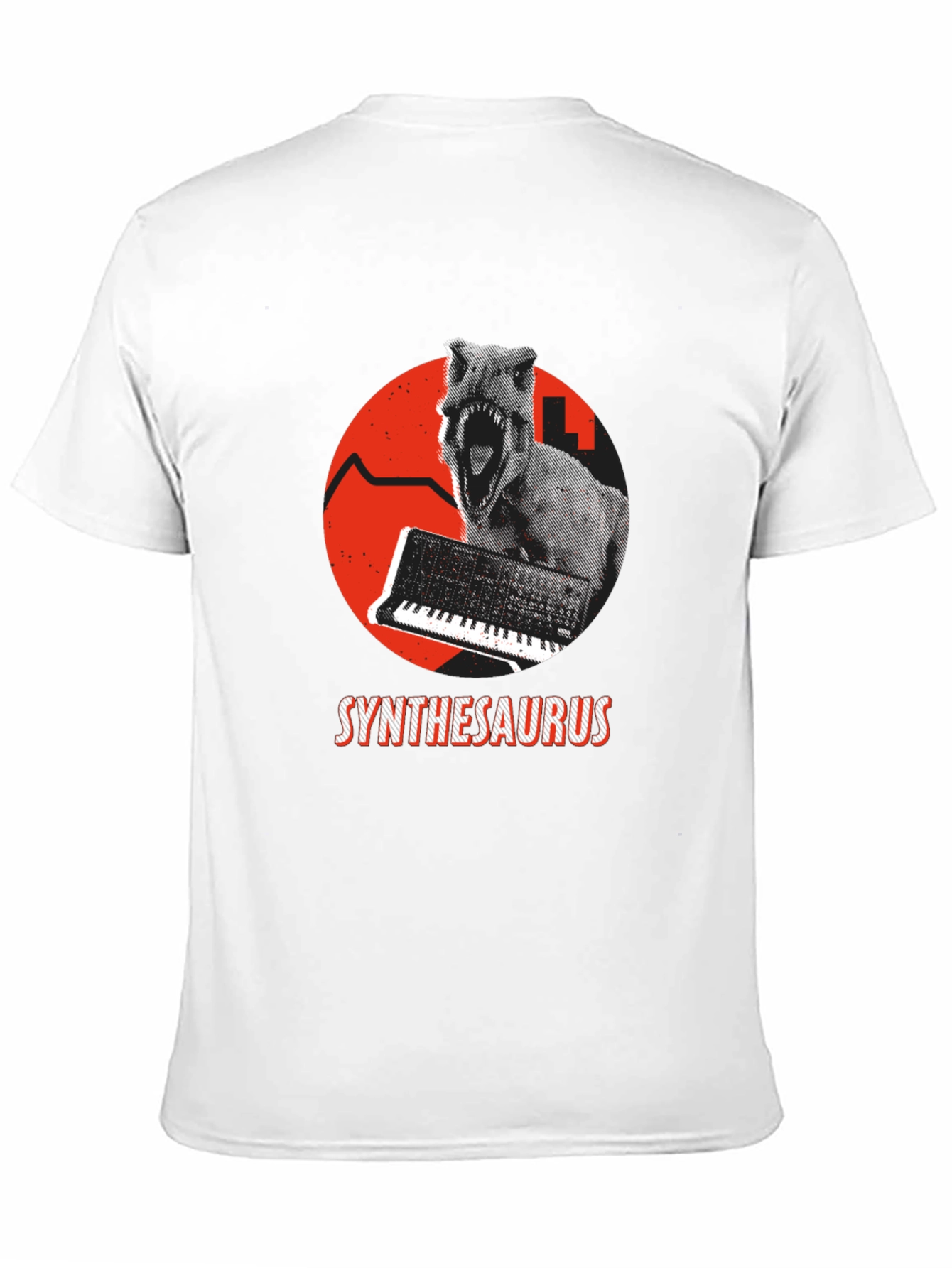 Synthesaurus T-Shirt: Dino Synth Music Tee
