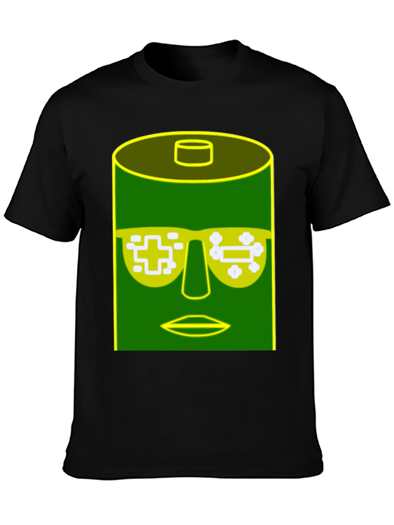 Cool Battery Graphic T-Shirt - Black