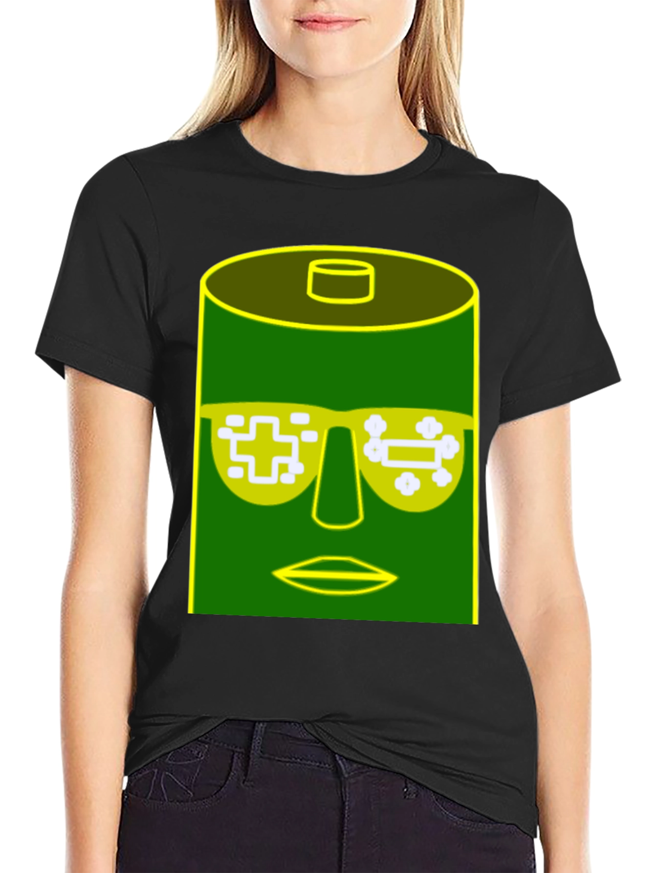 Cool Battery Graphic T-Shirt - Black