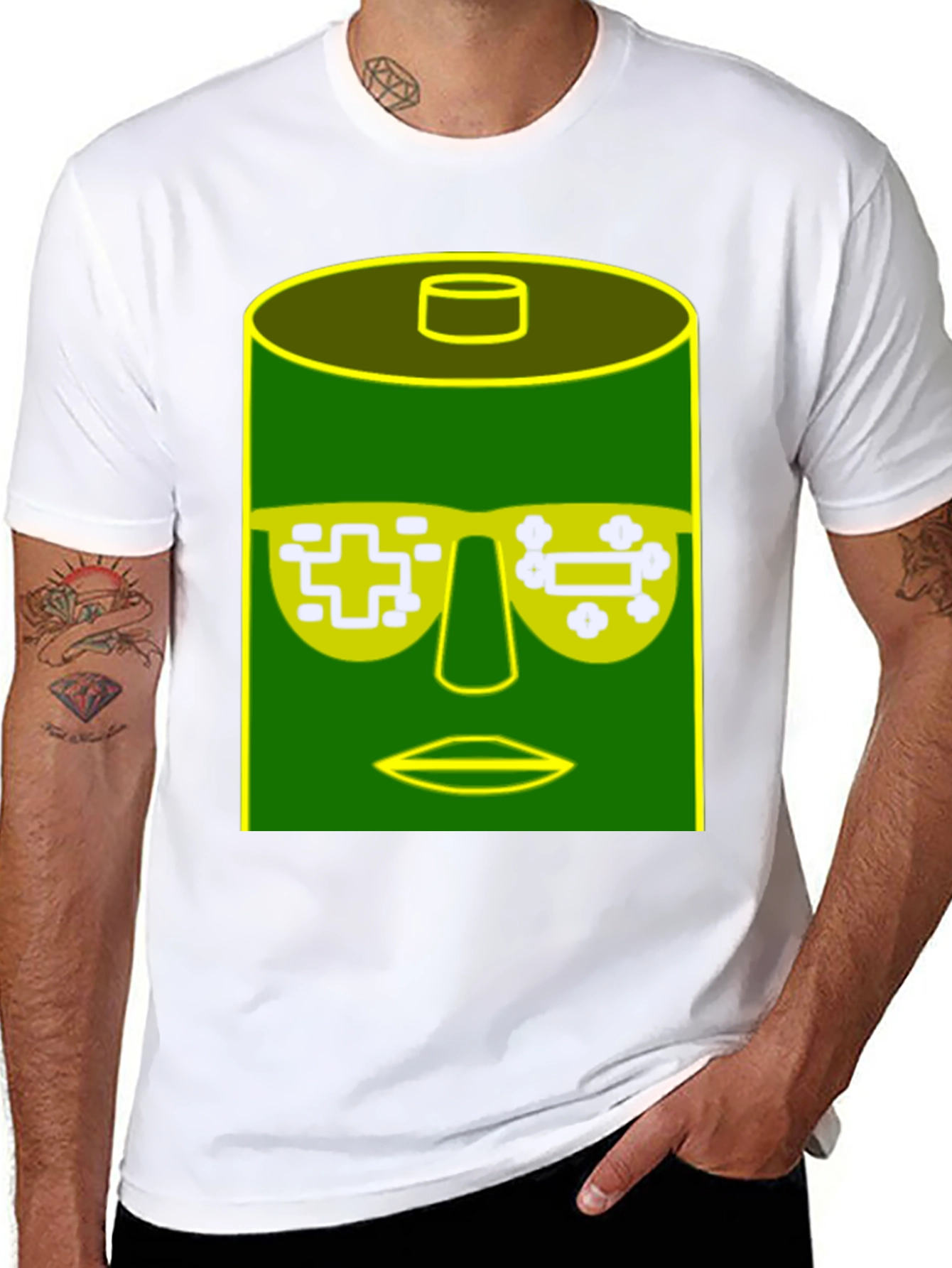 Cool Battery Graphic T-Shirt - Black
