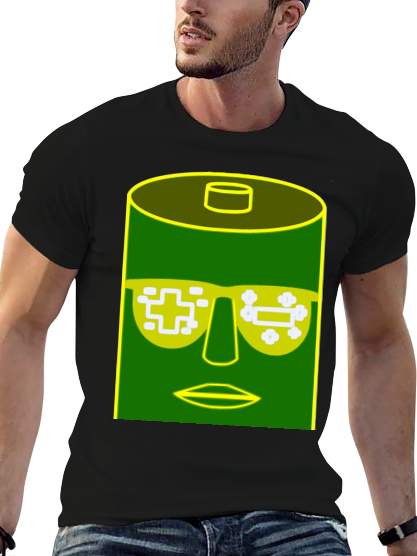 Cool Battery Graphic T-Shirt - Black