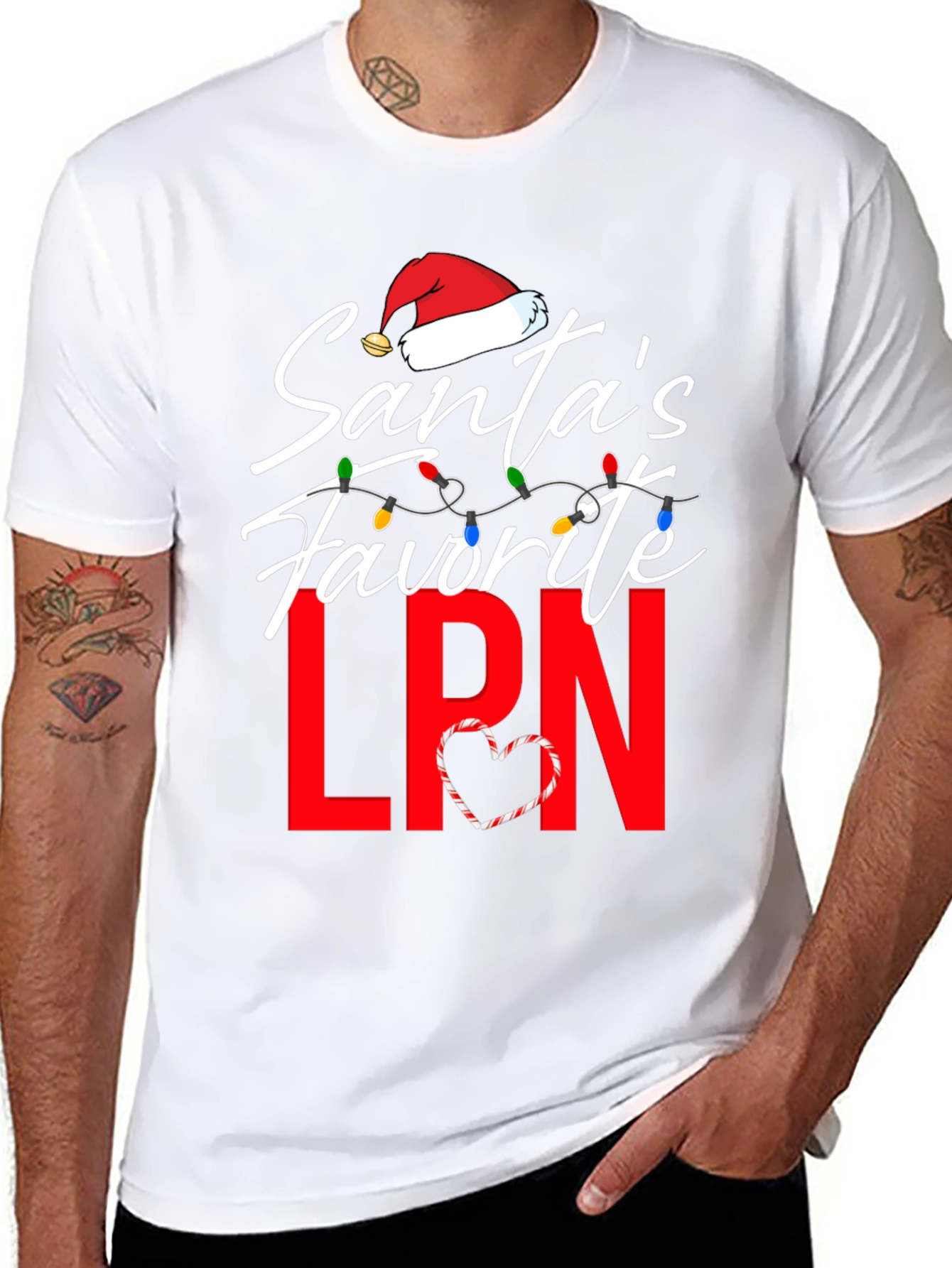 Santas Favorite LPN Christmas T-Shirt