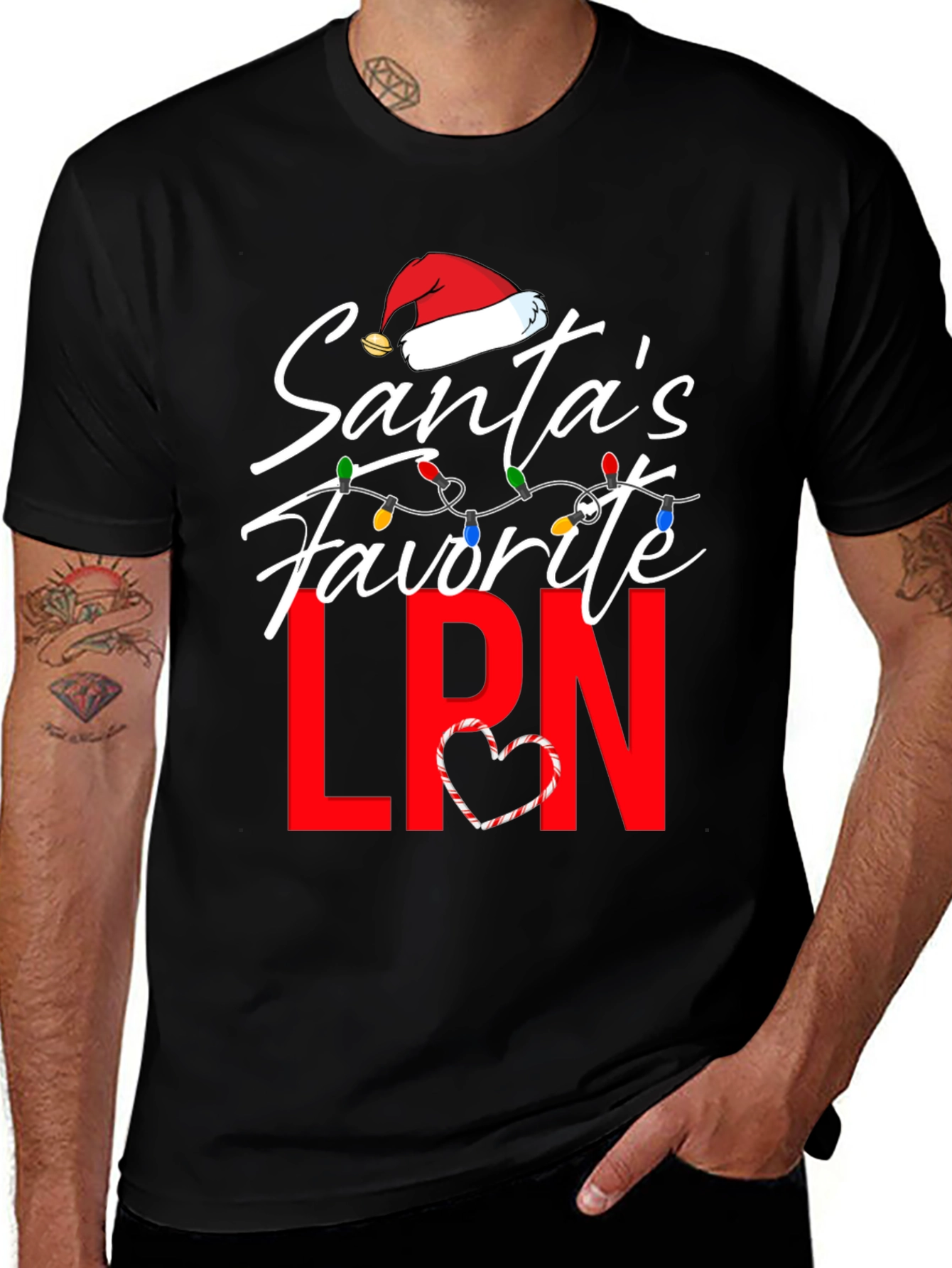 Santas Favorite LPN Christmas T-Shirt