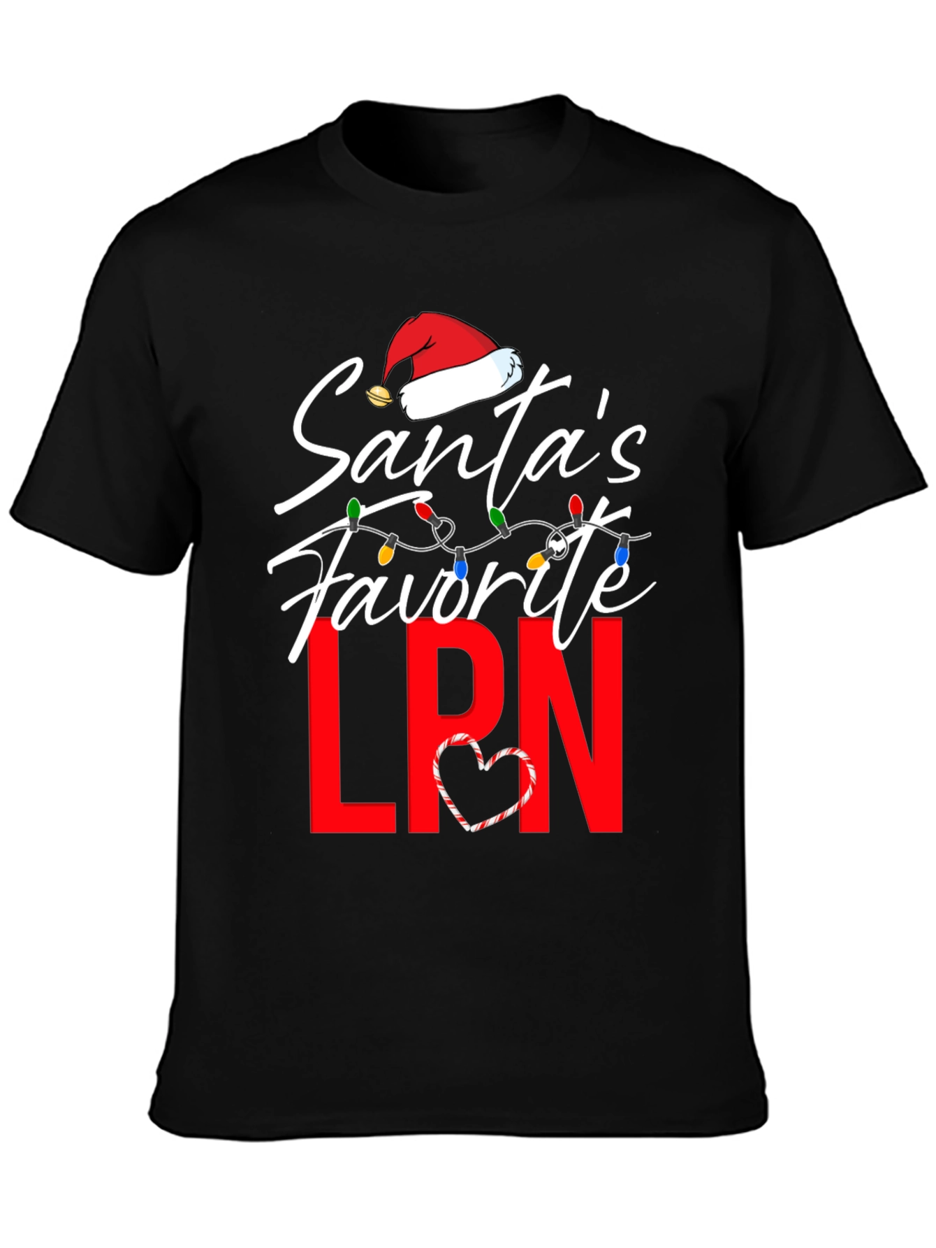 Santas Favorite LPN Christmas T-Shirt