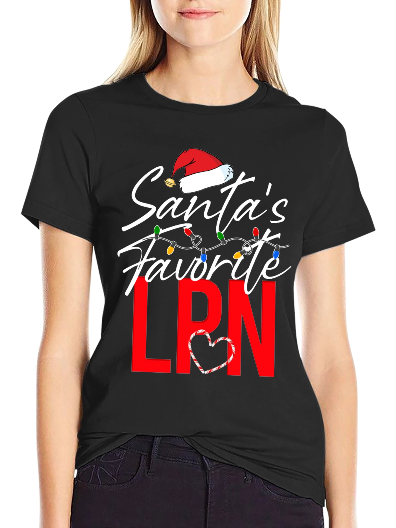 Santas Favorite LPN Christmas T-Shirt