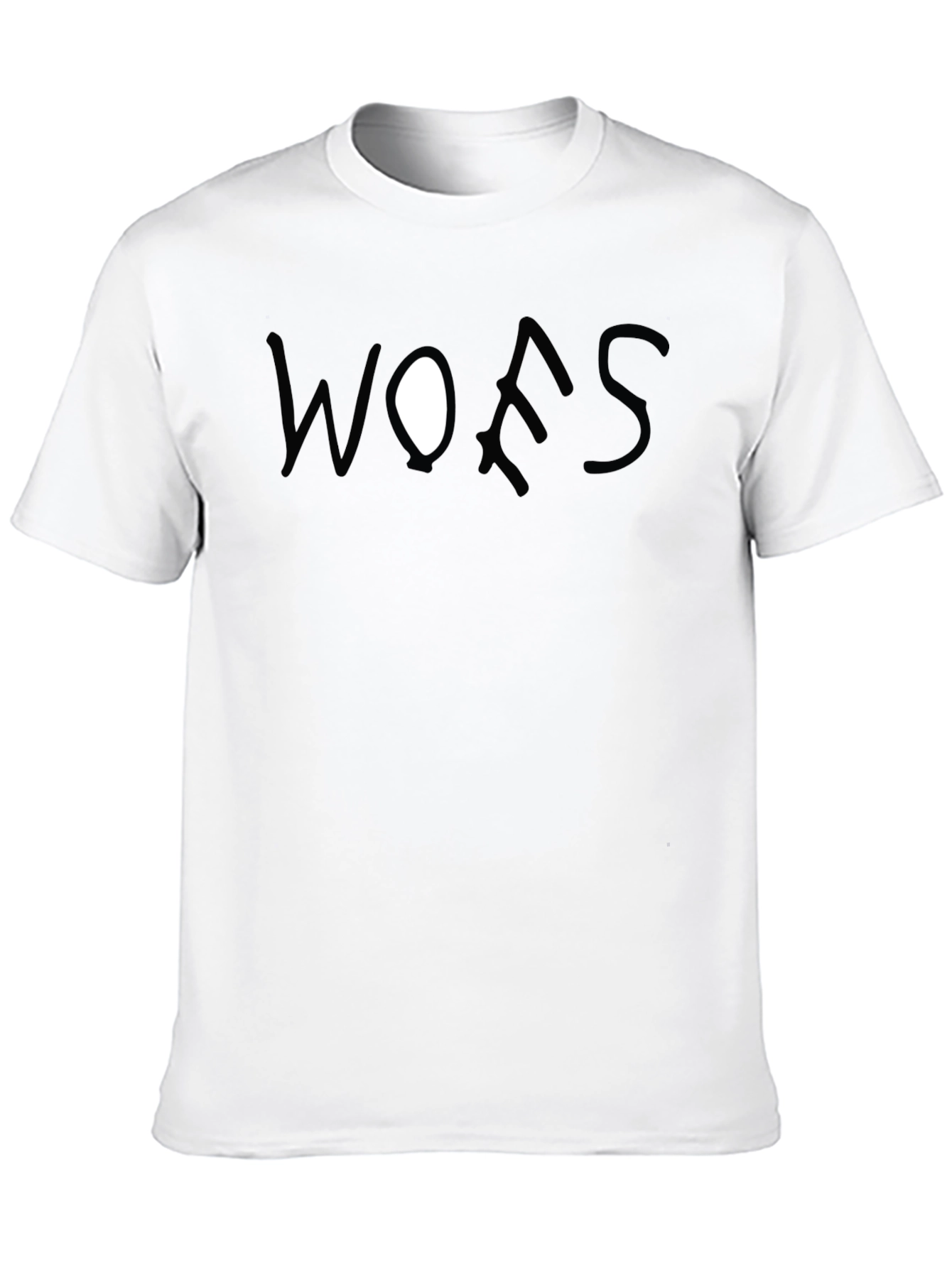 WOES Black Graphic Tee Casual Style