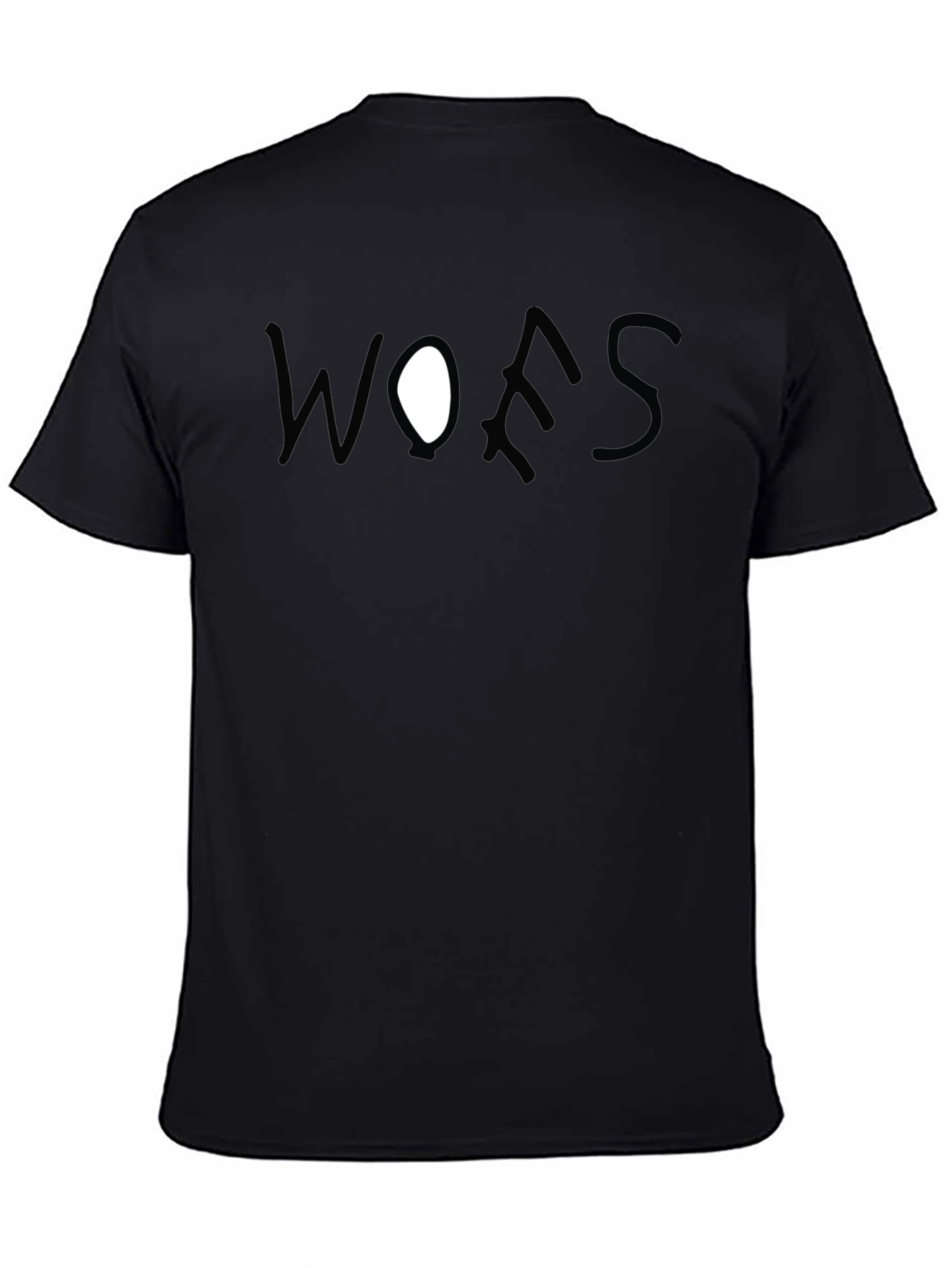 WOES Black Graphic Tee Casual Style