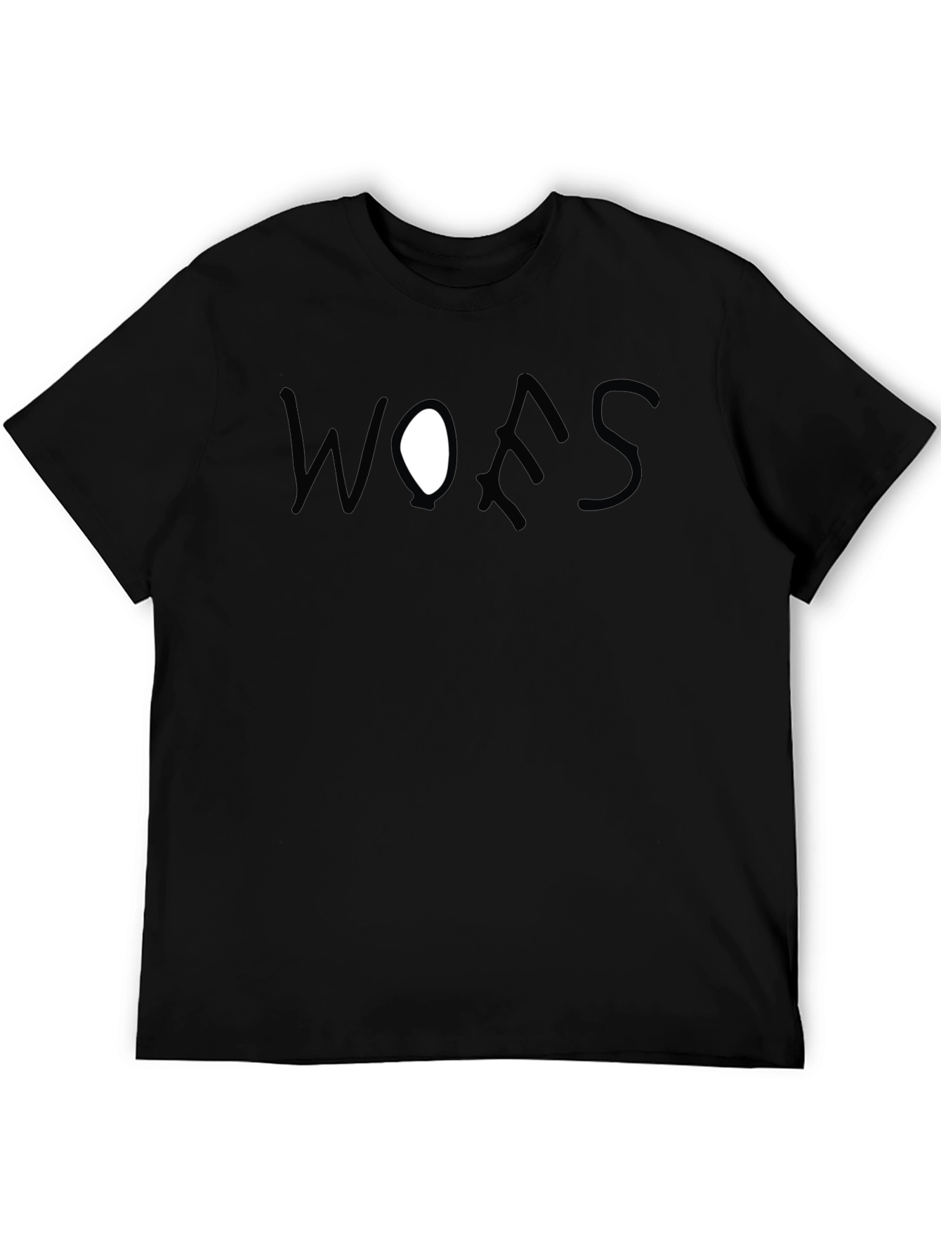 WOES Black Graphic Tee Casual Style