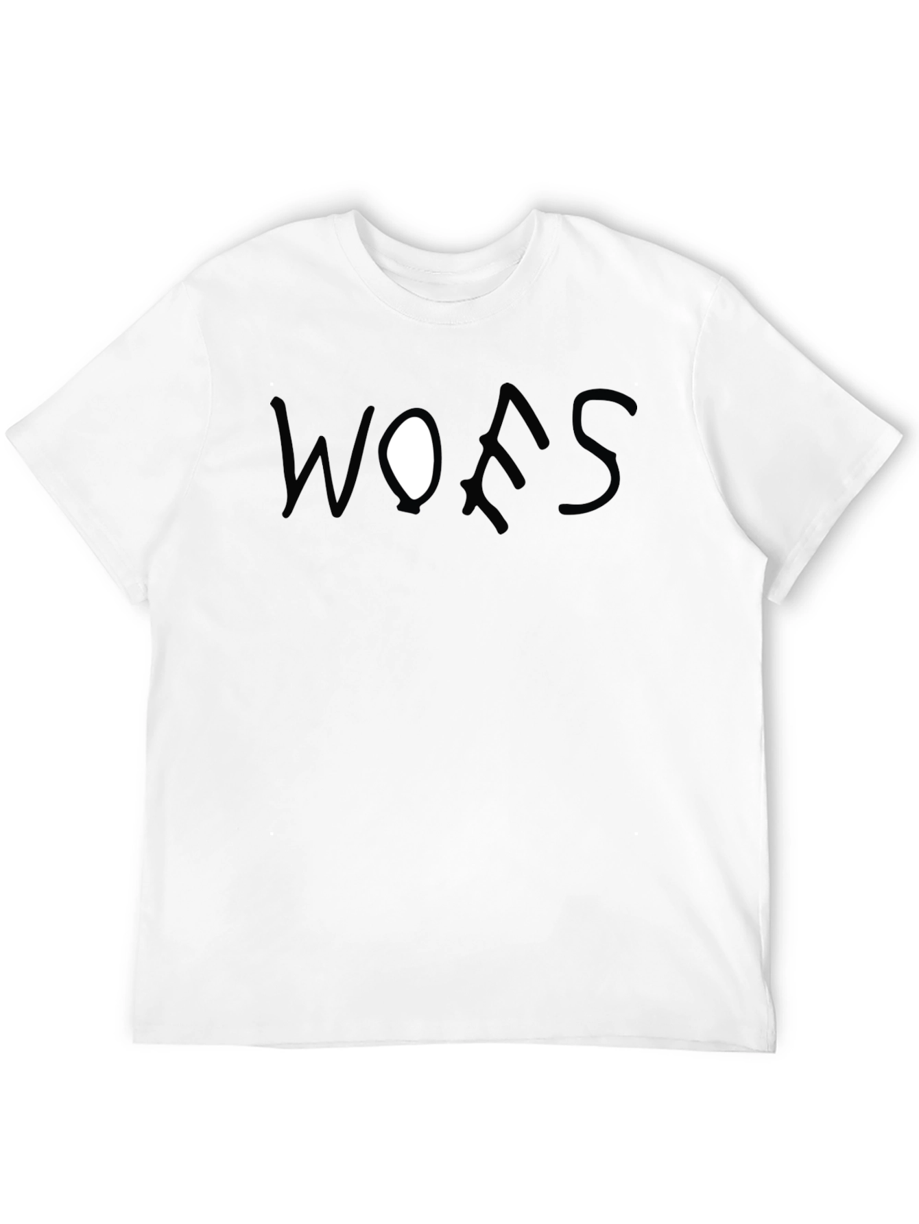 WOES Black Graphic Tee Casual Style