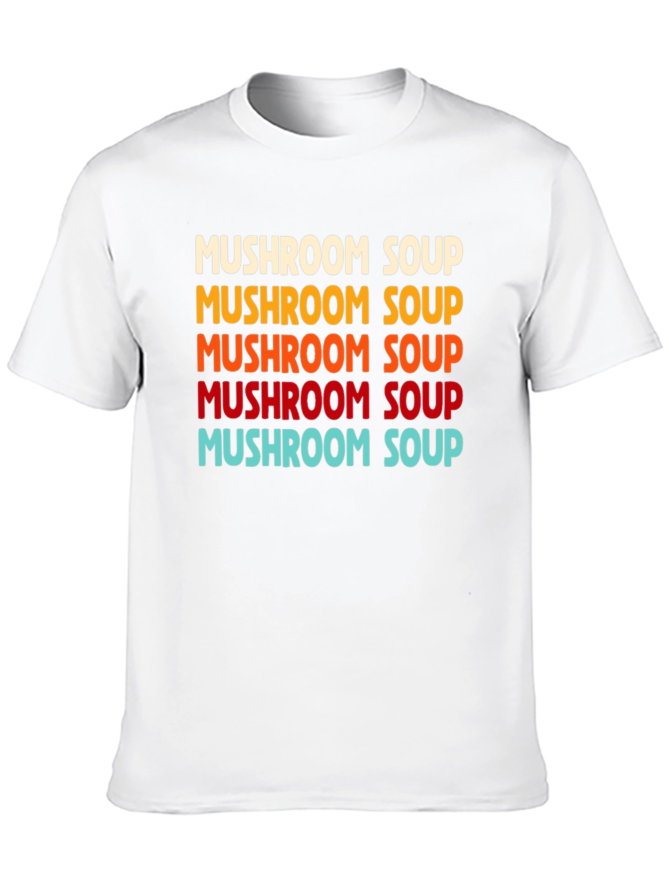 Mushroom Soup Retro T-Shirt - Comfort & Style