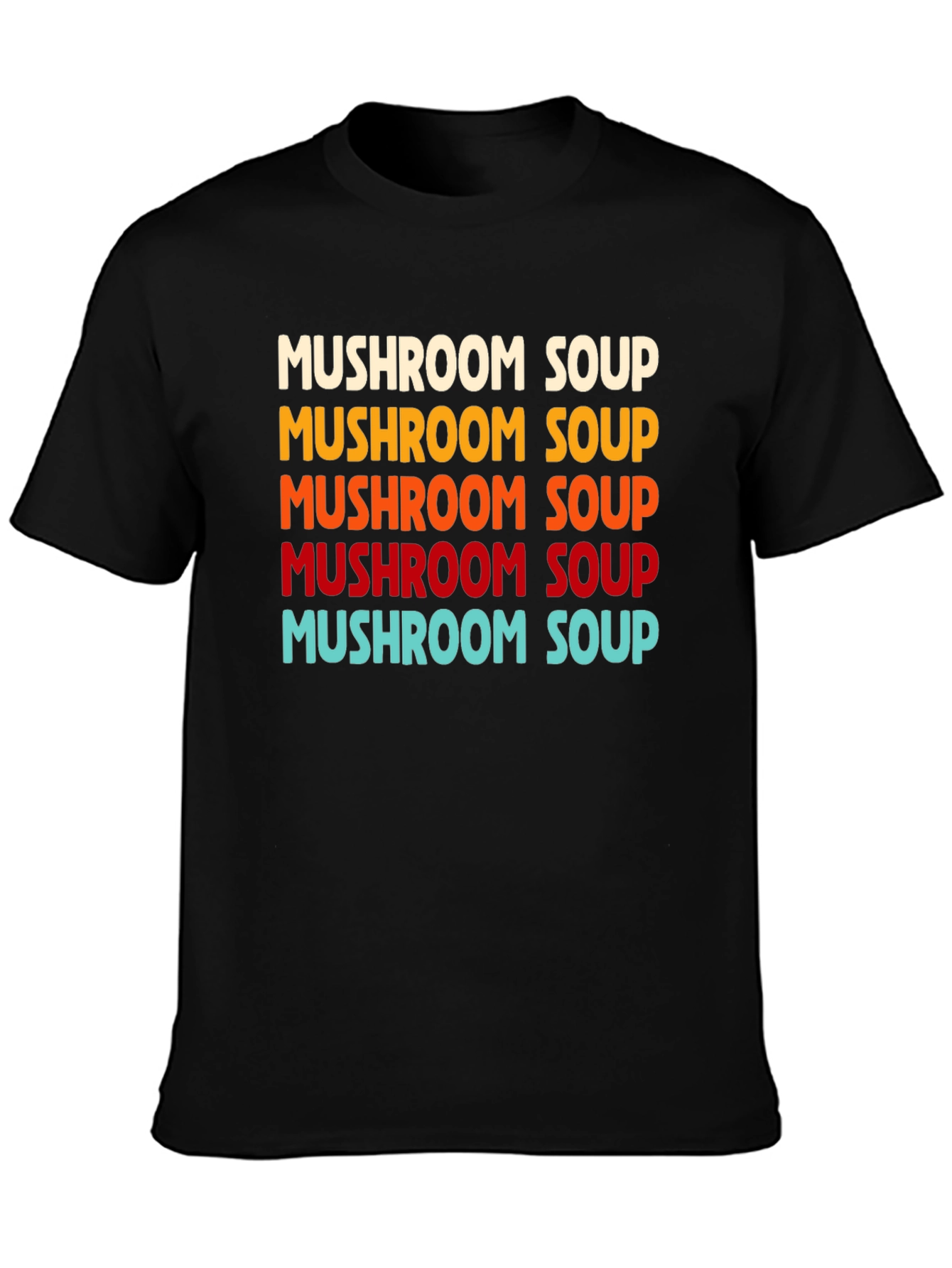 Mushroom Soup Retro T-Shirt - Comfort & Style