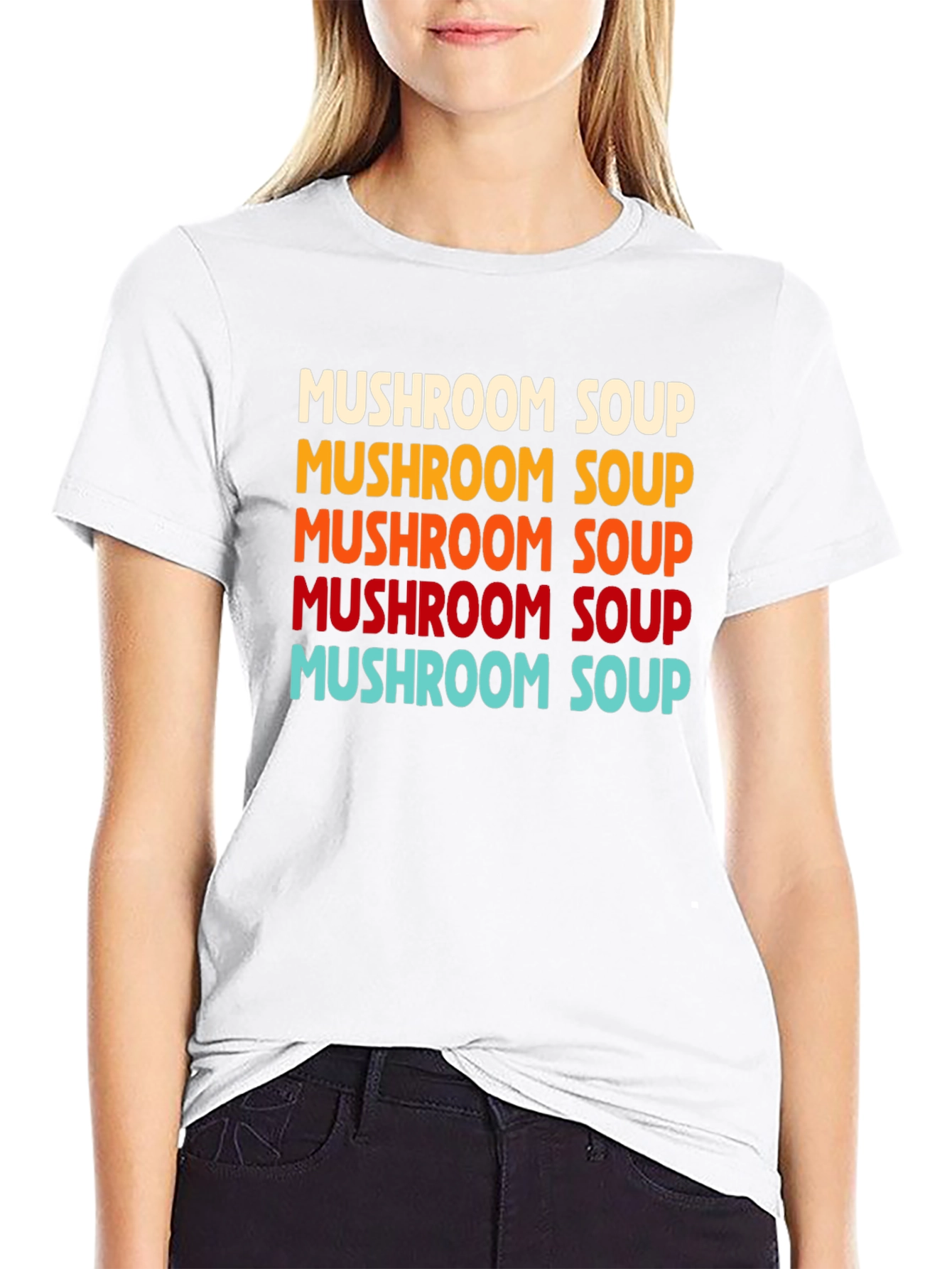 Mushroom Soup Retro T-Shirt - Comfort & Style