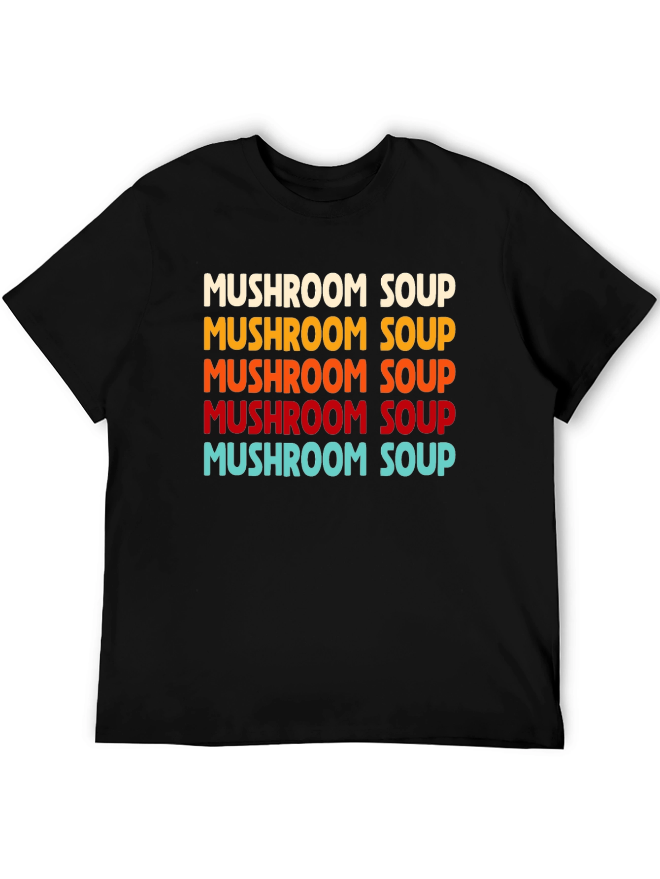 Mushroom Soup Retro T-Shirt - Comfort & Style