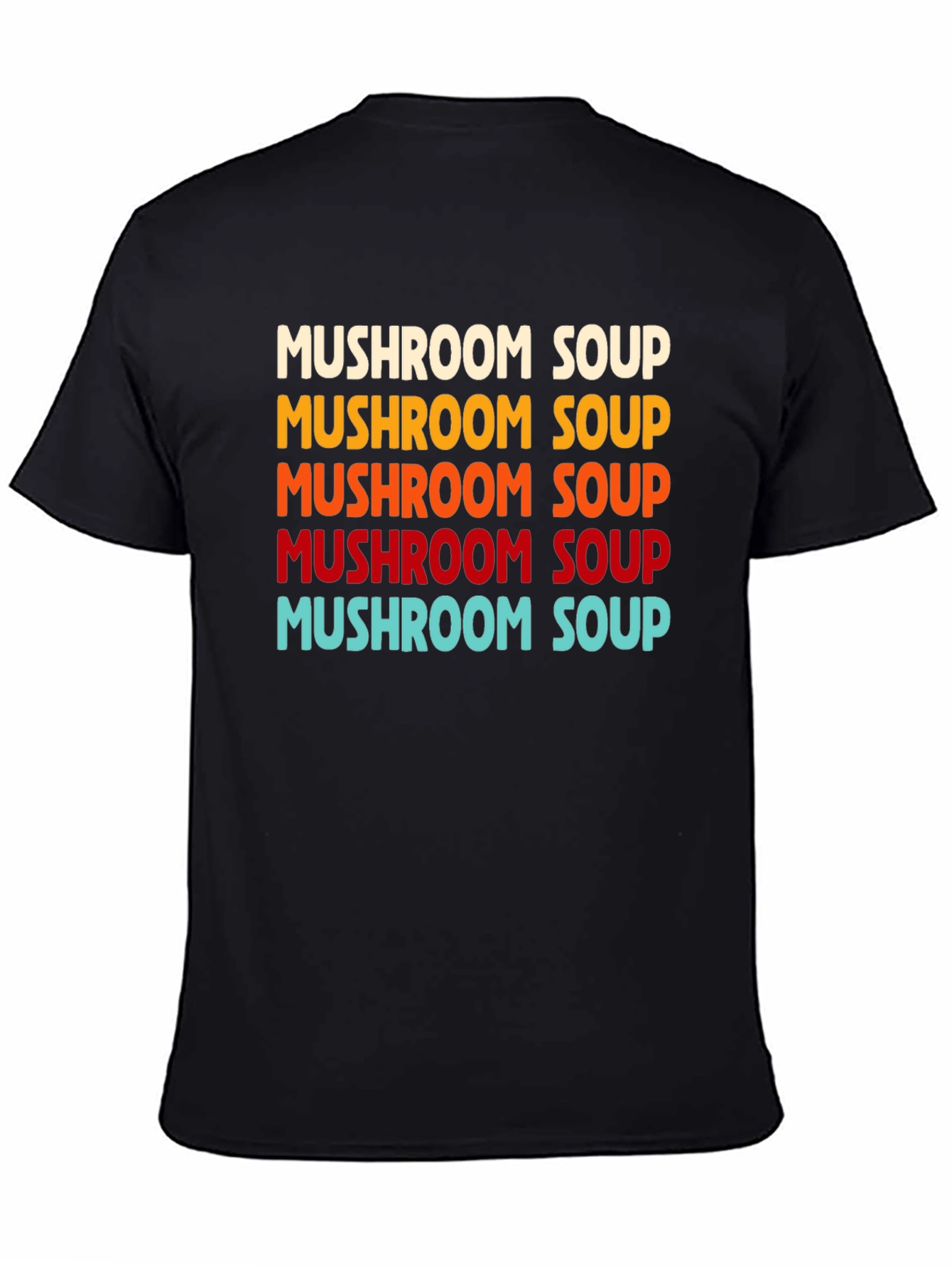 Mushroom Soup Retro T-Shirt - Comfort & Style